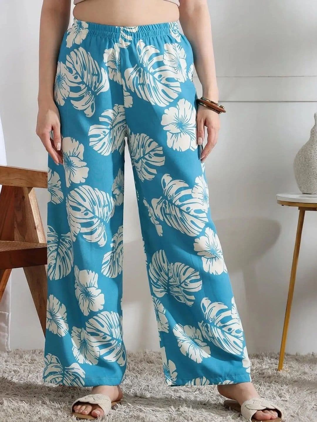LUGDDA Women Printed Palazzos thumbnail 5