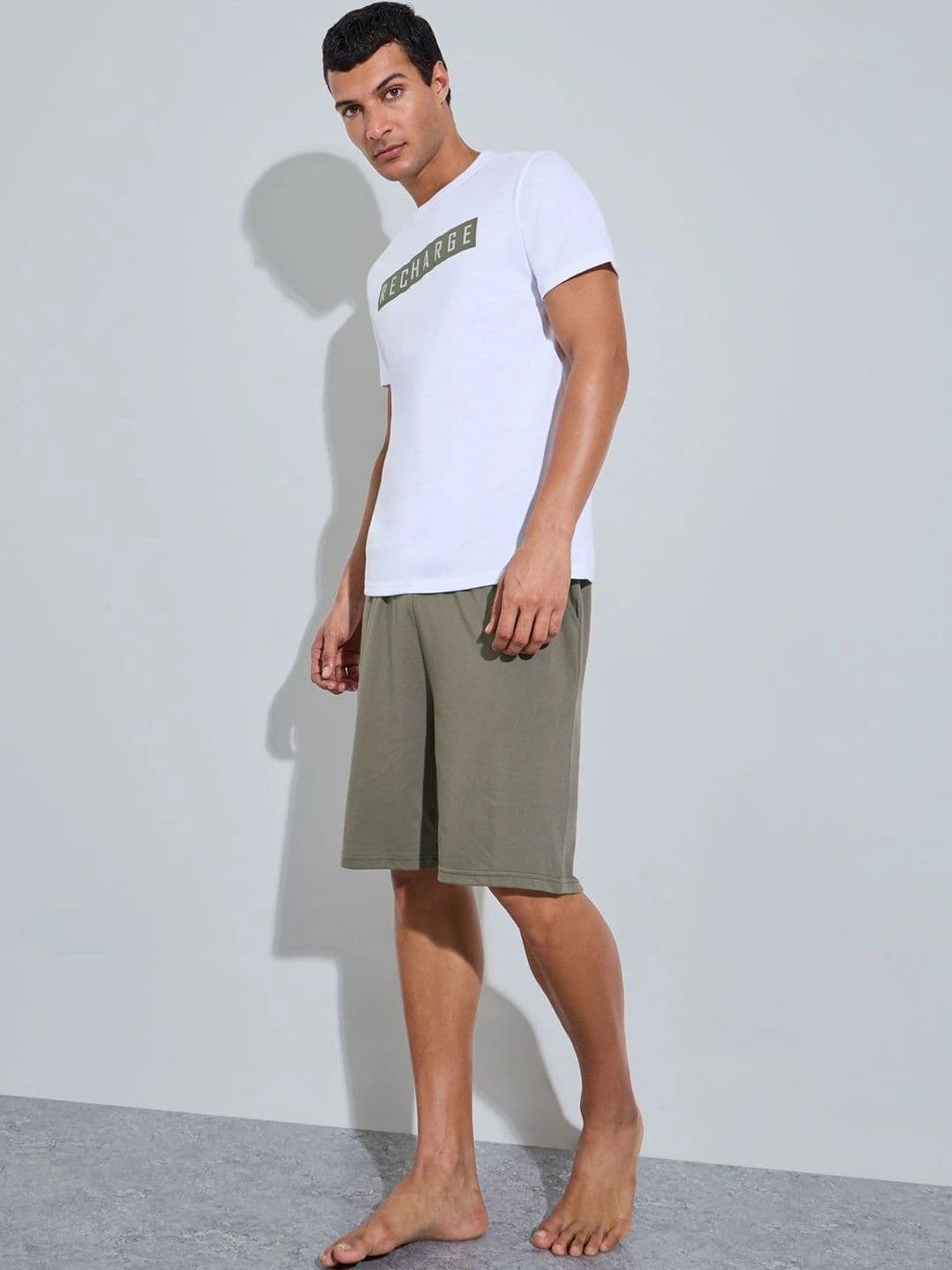 Styli Men Printed Night suit thumbnail 3