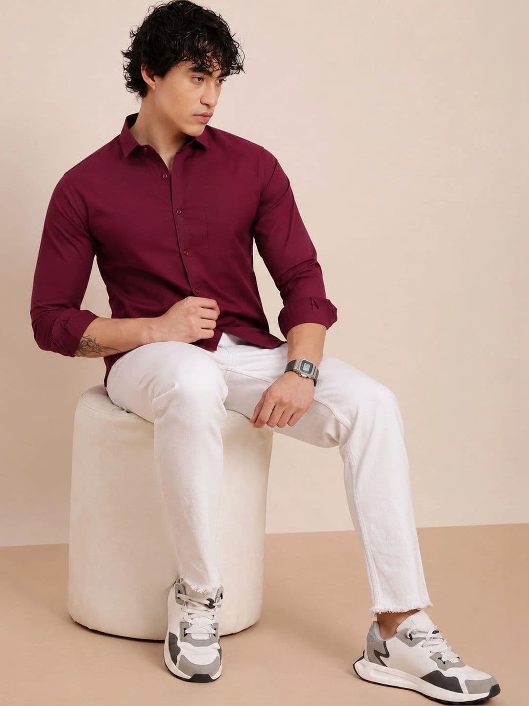 Lee Cross Men Slim Fit Casual Shirt thumbnail 4