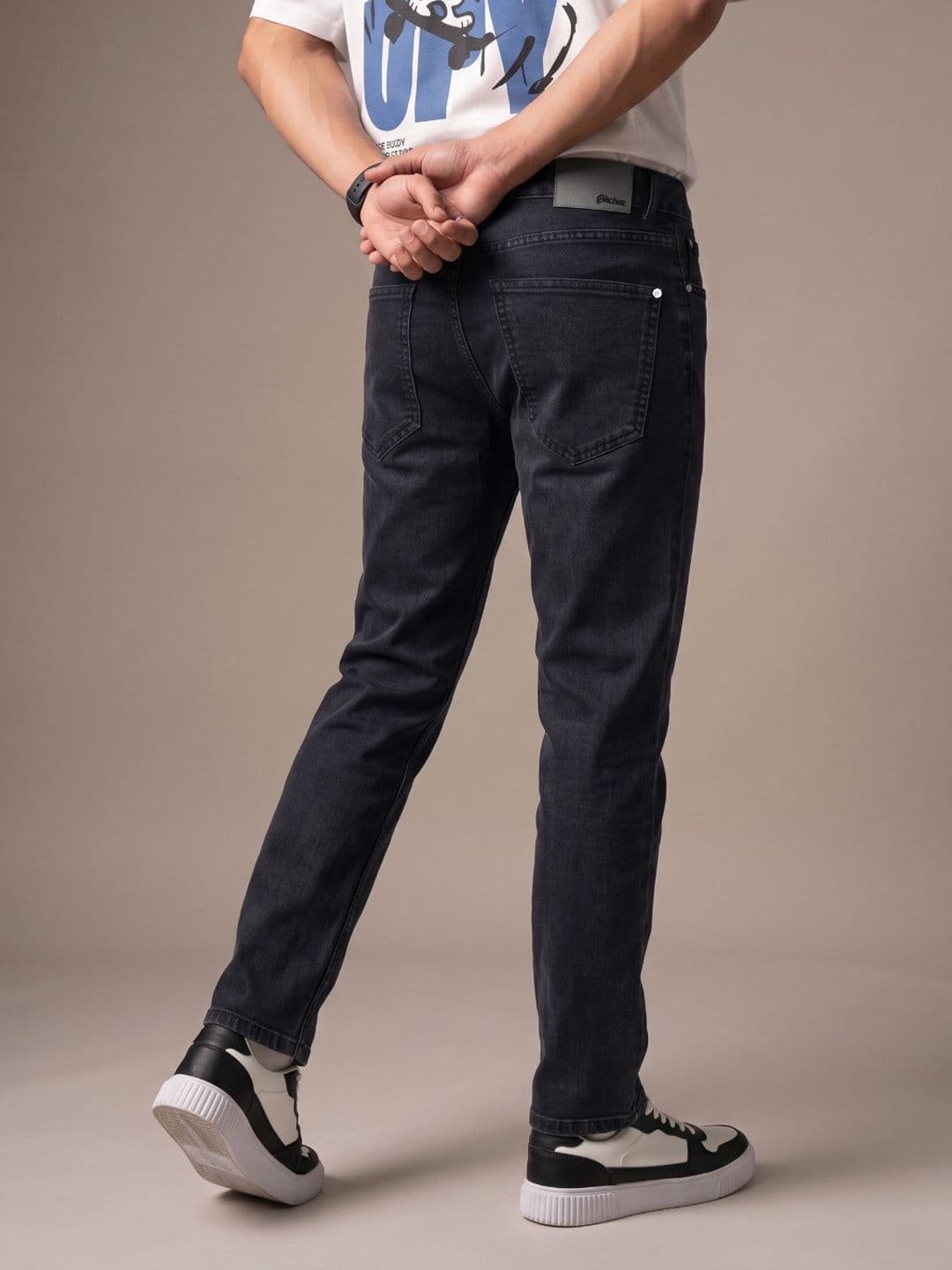 glitchez Men Slim Fit Mid-Rise Stretchable Jeans thumbnail 2