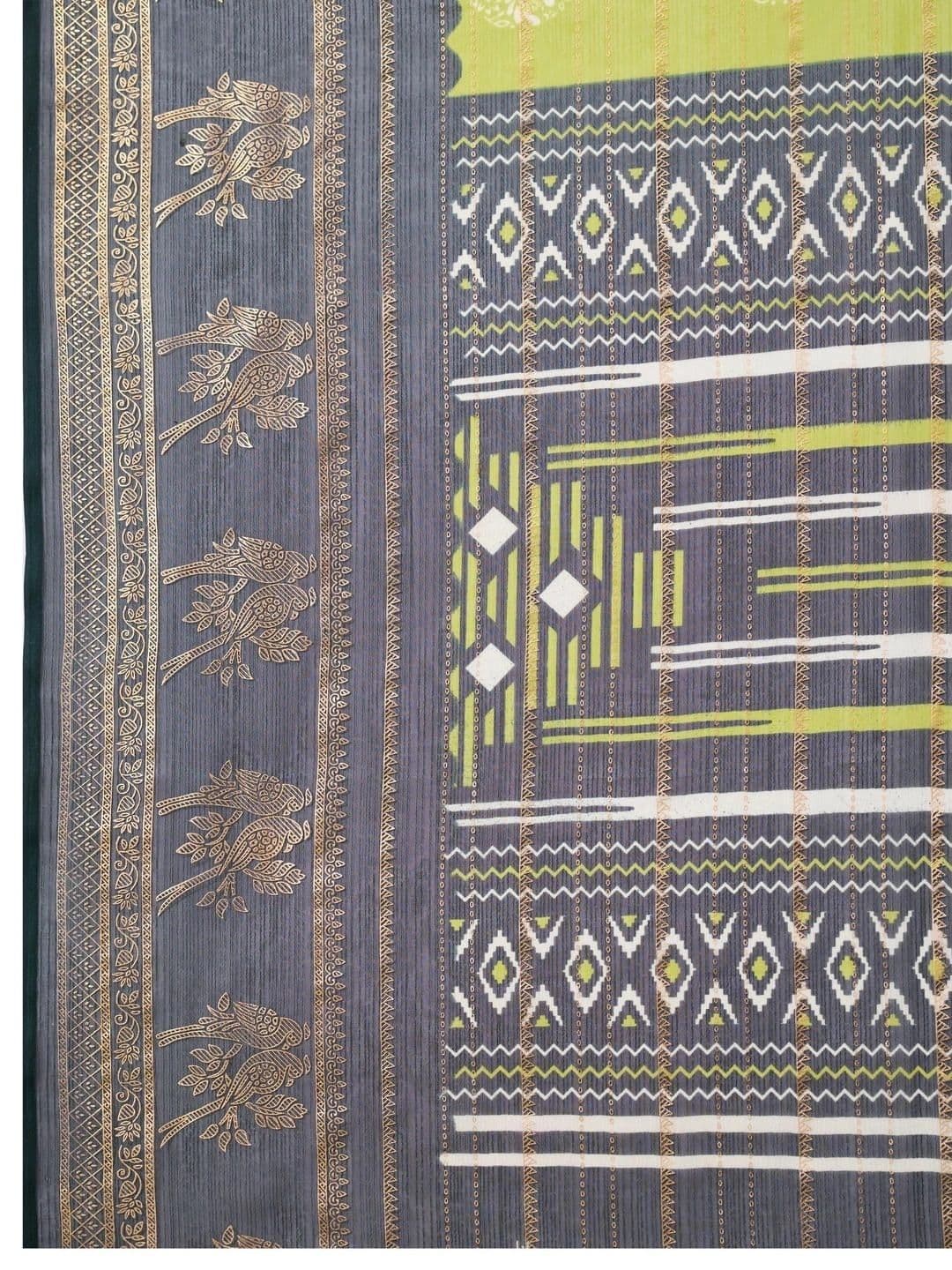 Pixie lane Zari Pure Georgette Paithani Saree thumbnail 2