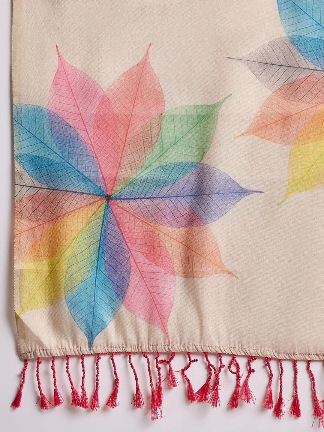 Sangria Floral Linen Blend Designer Saree thumbnail 5