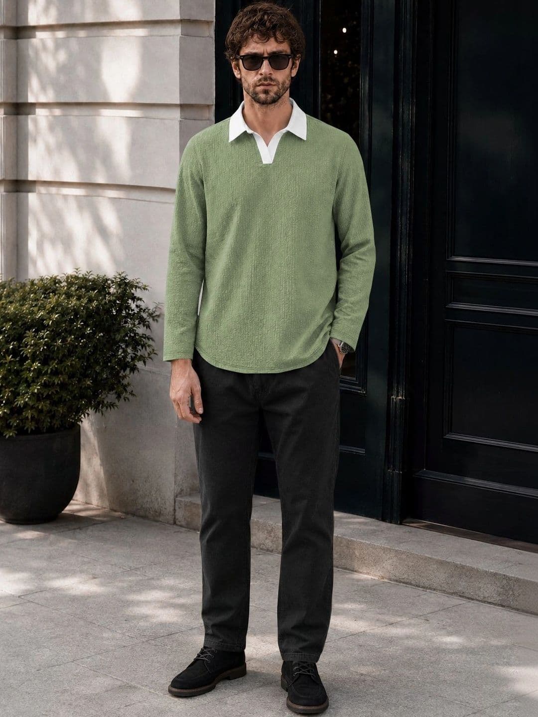 Moda Rapido Men Polo Collar T-shirt thumbnail 4