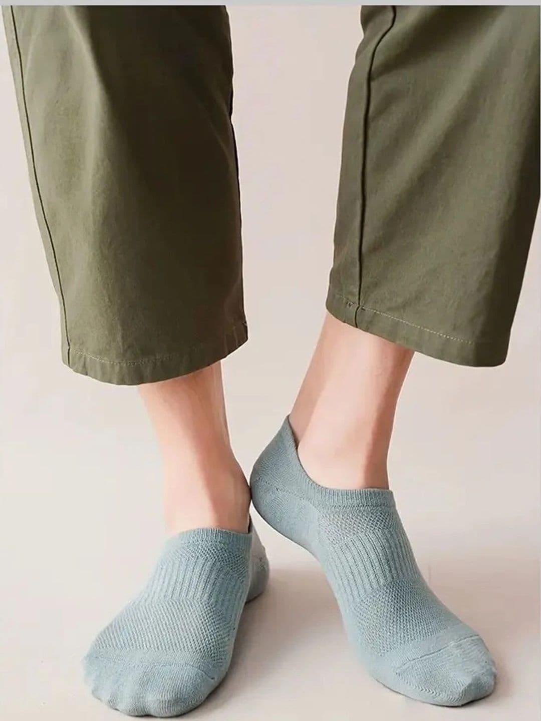 Moda Rapido Men Pack of 5 Cotton Blend Shoe Liners Socks thumbnail 6