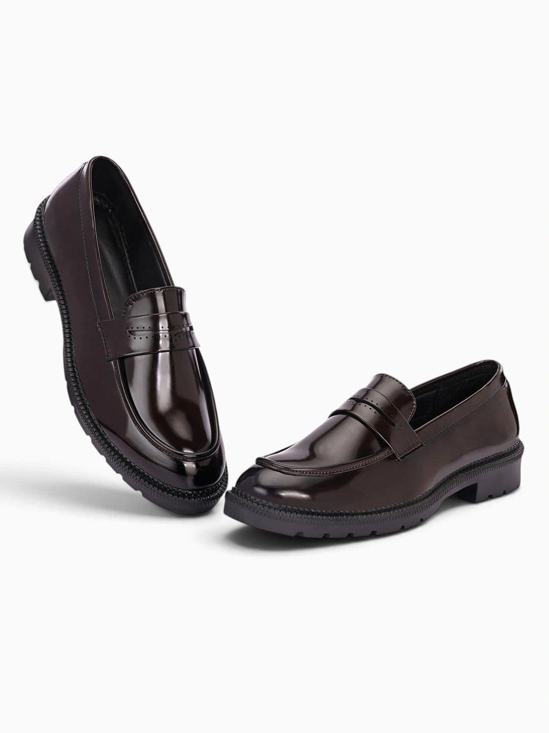 INVICTUS Men Round Toe Slip-On Loafers Shoes thumbnail 4