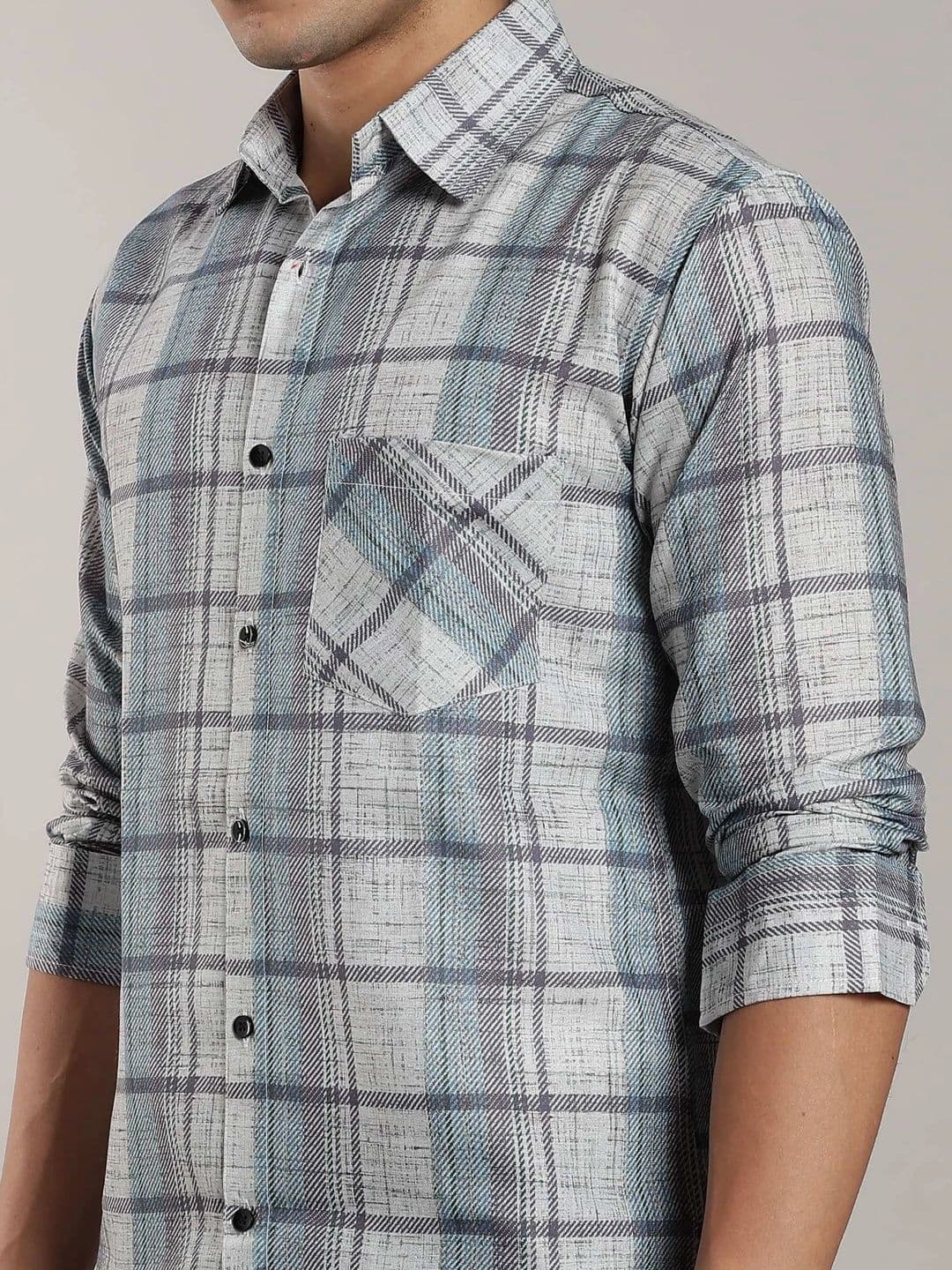 Mast & Harbour Men Comfort Checked Casual Shirt thumbnail 6