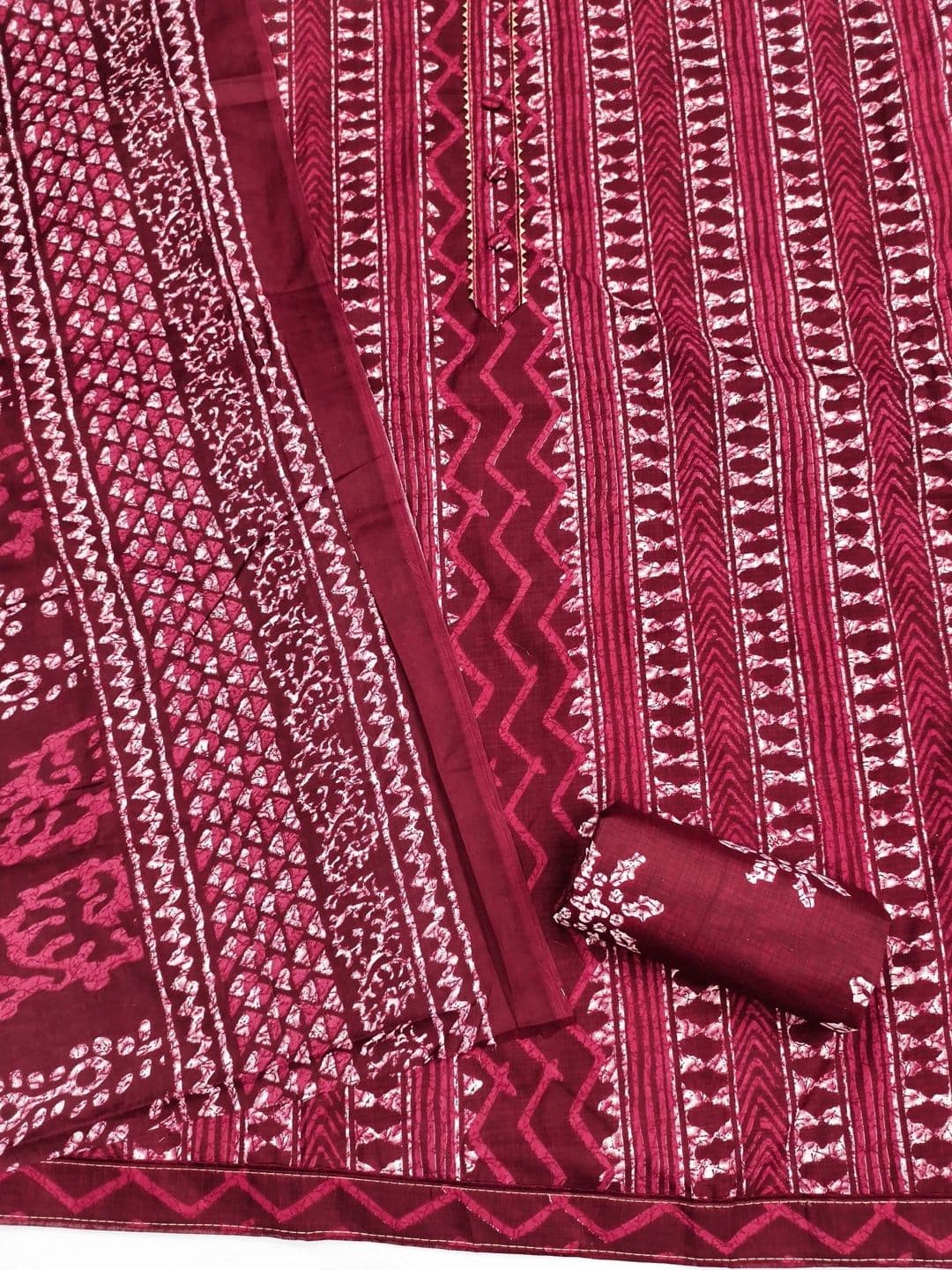 Dhaaga Ghar Printed Pure Cotton Unstitched Dress Material thumbnail 4