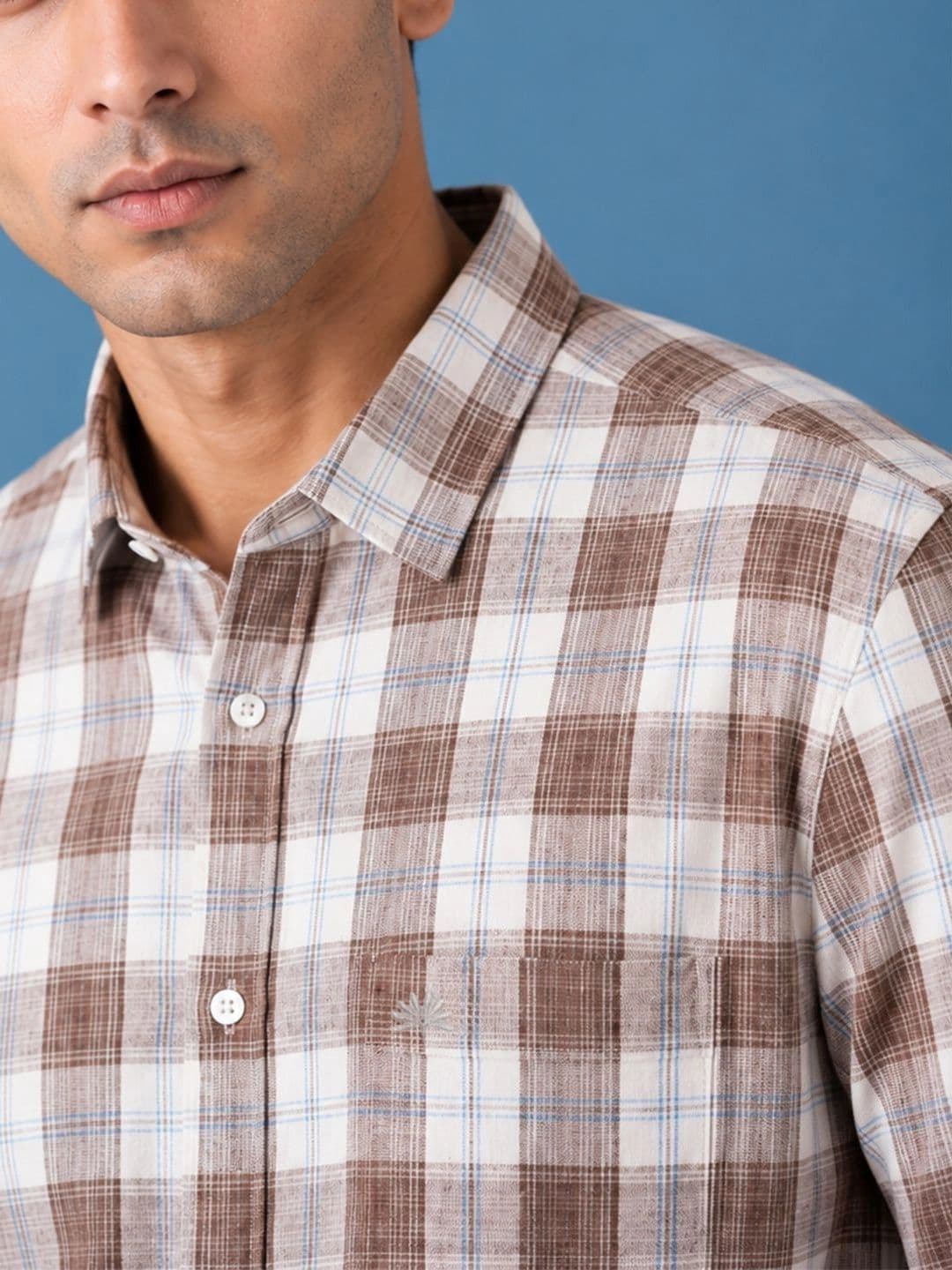 Chennis Men Slim Fit Checked Casual Shirt thumbnail 6
