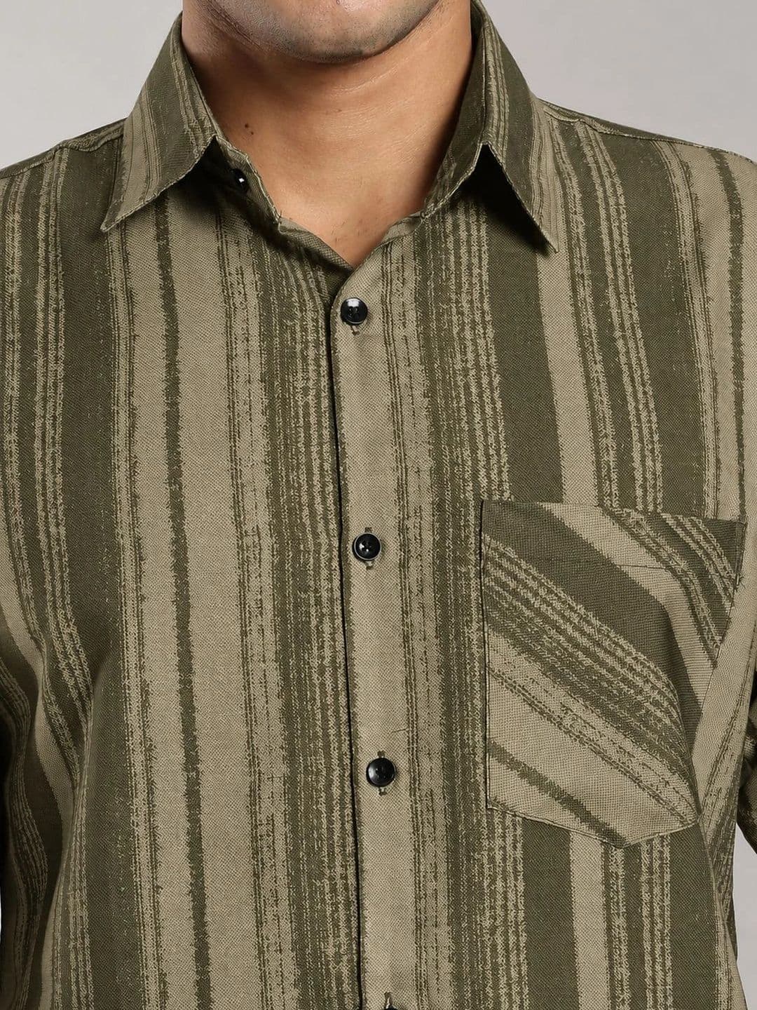 Mast & Harbour Men Comfort Striped Casual Shirt thumbnail 5