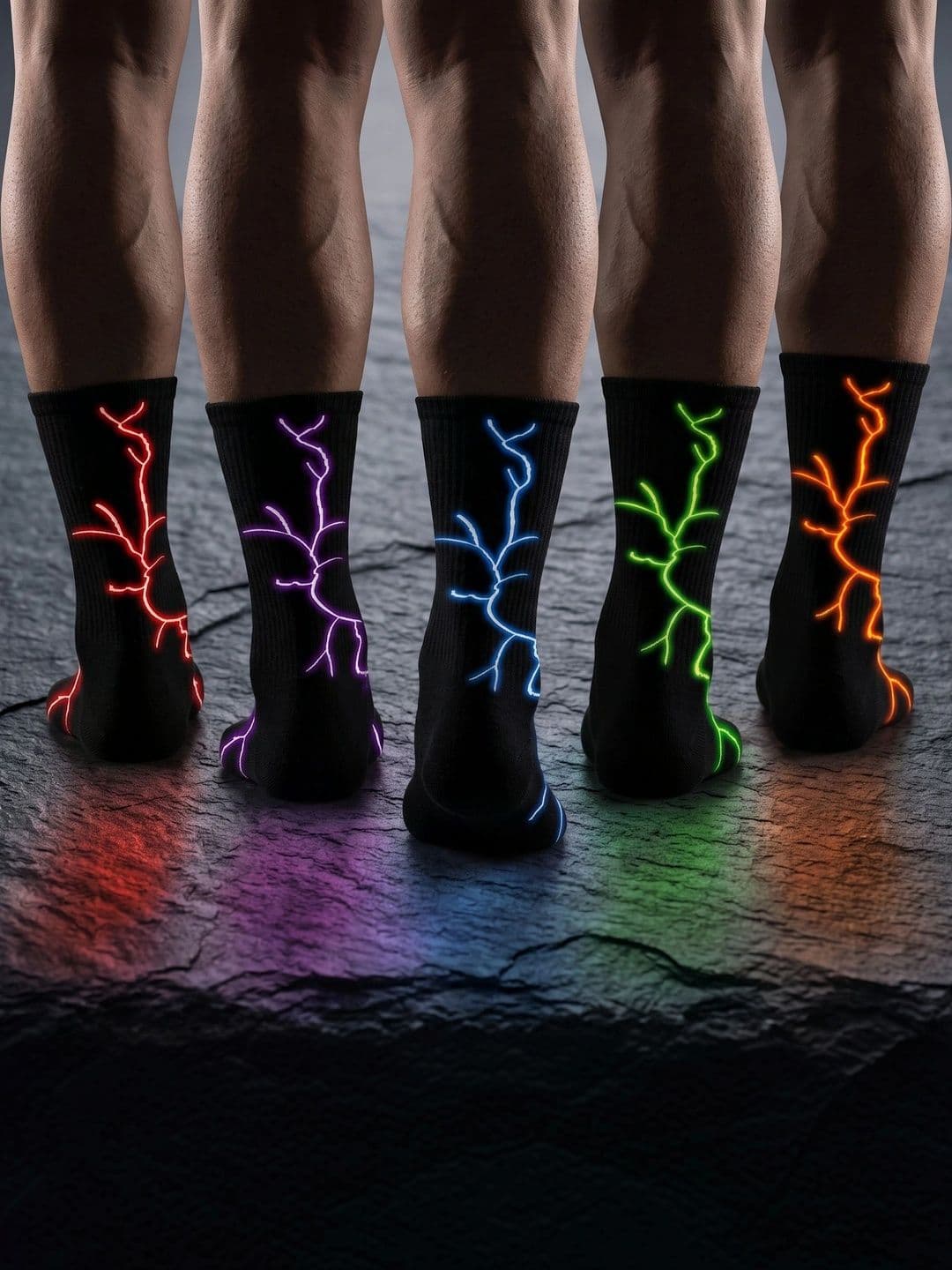 Moda Rapido Men Pack of 5 Cotton Blend Patterned Calf Length Socks thumbnail 2