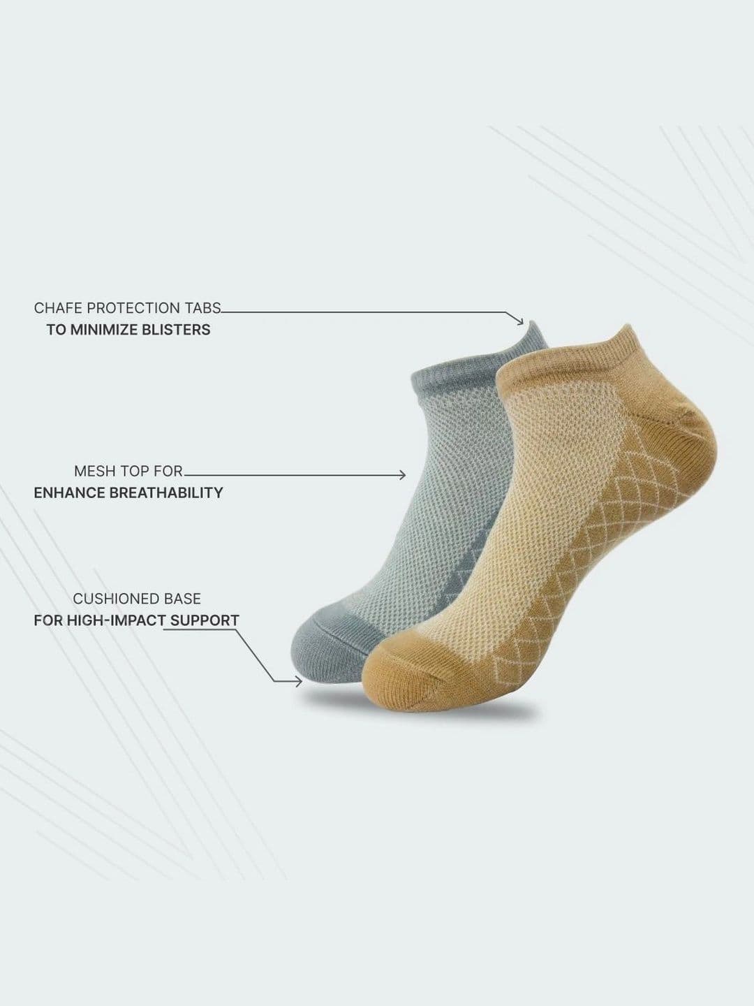 Moda Rapido Men Pack of 5 Cotton Blend Patterned Ankle Length Socks thumbnail 4