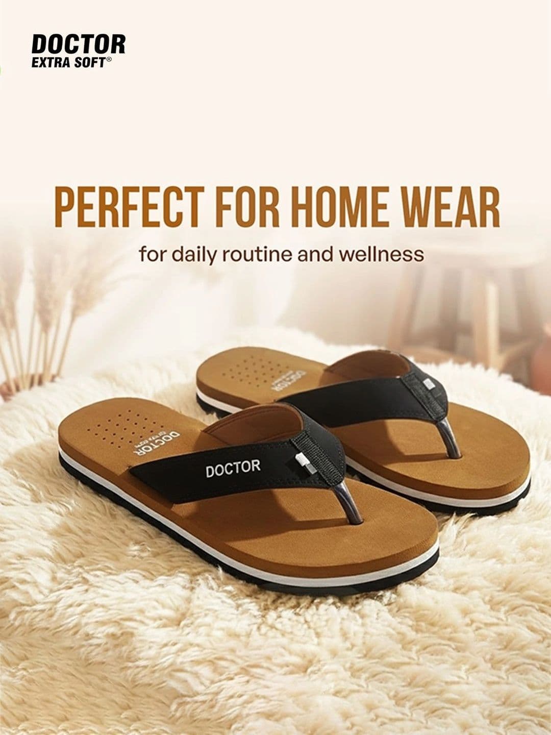 DOCTOR EXTRA SOFT Men Orthopedic Non-Slip Thong Flip-Flops thumbnail 5