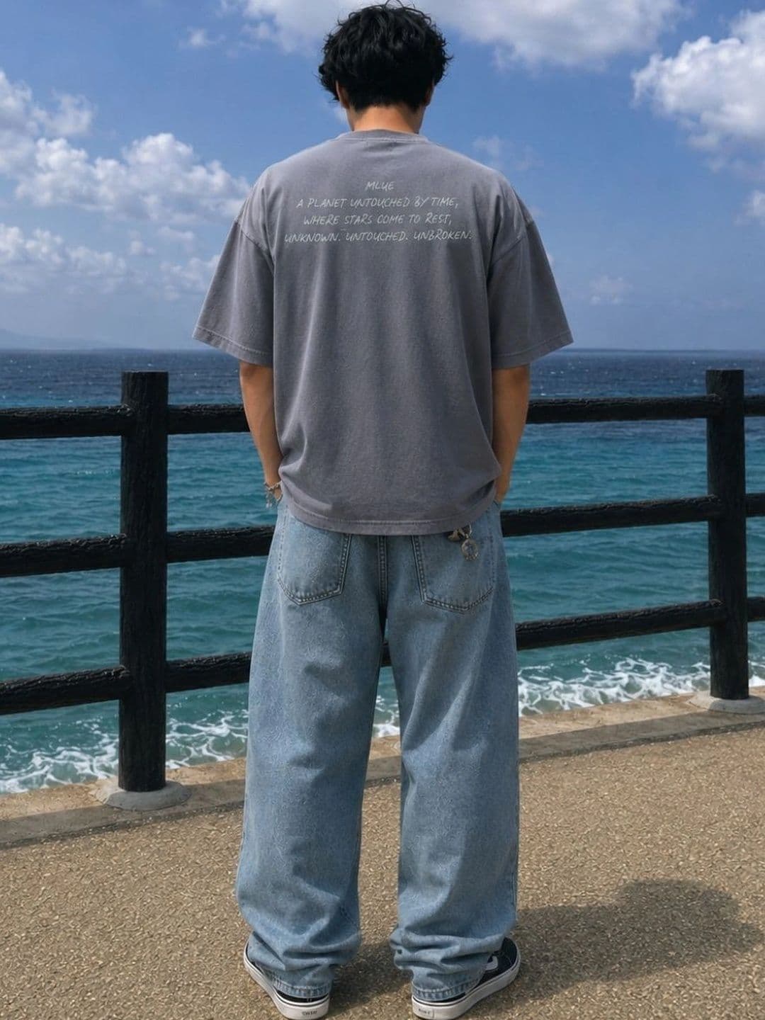 VAIREN Men Printed Boxy T-shirt thumbnail 4