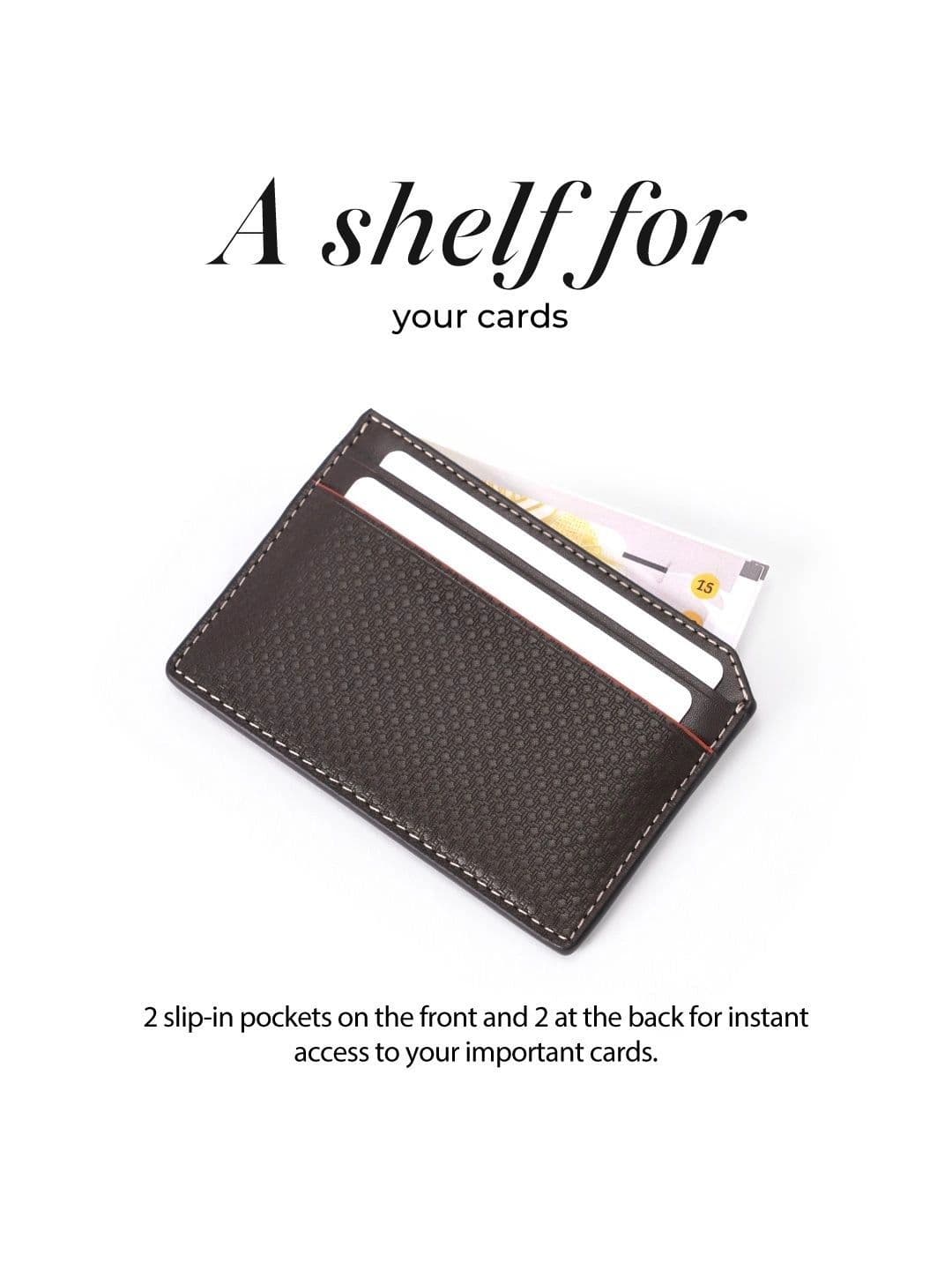 MOKOBARA Stash Textured Leather Card Sleeve thumbnail 7