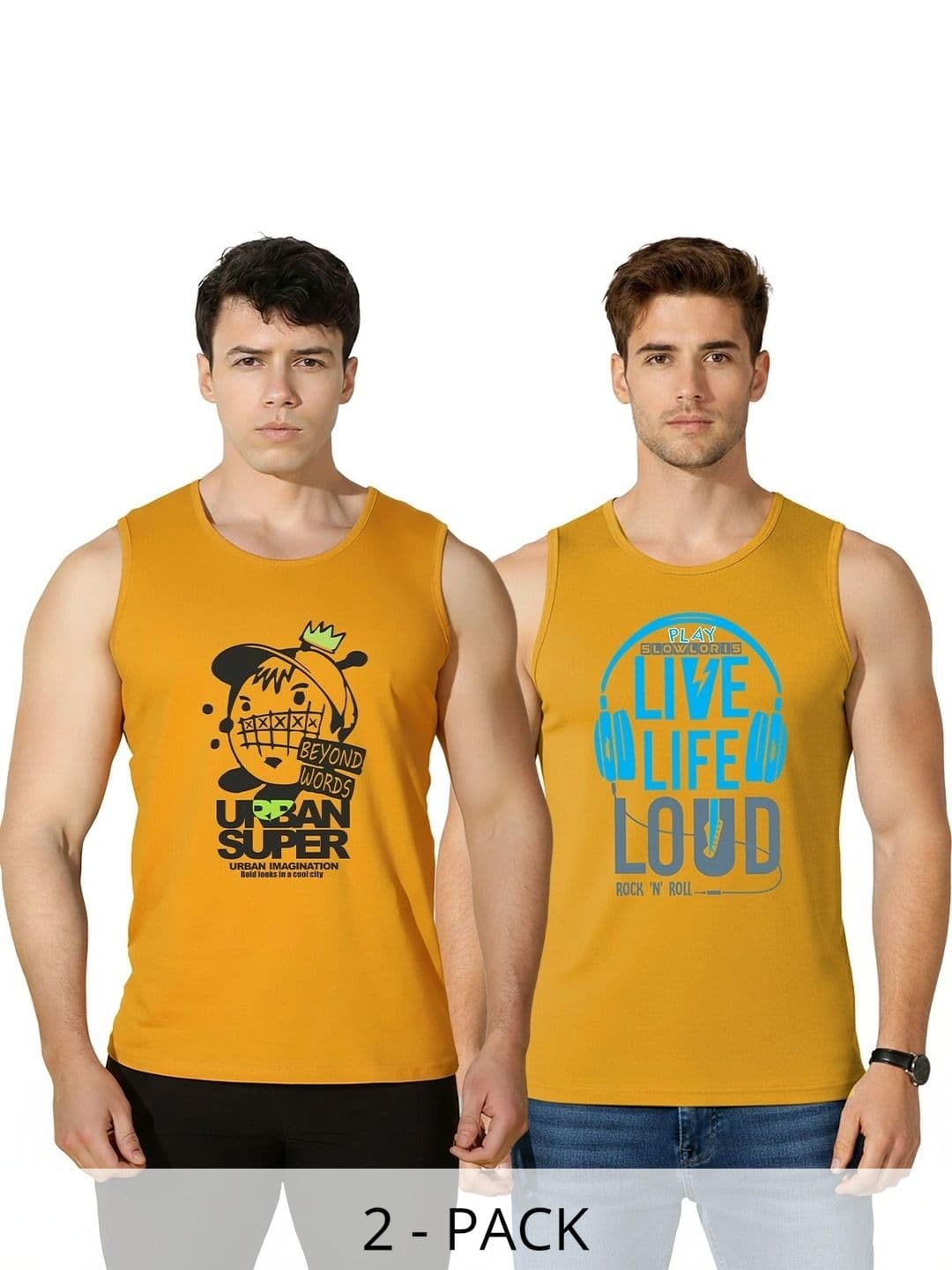 CRYPTIC Men 2 Printed T-shirt - view 1