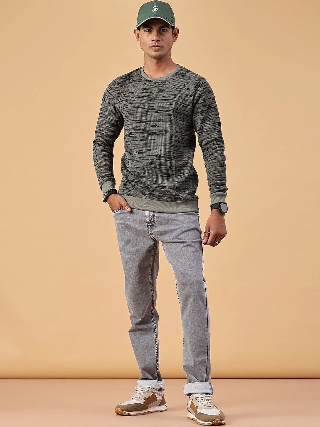 V-Mart Men Printed Slim Fit T-shirt thumbnail 4