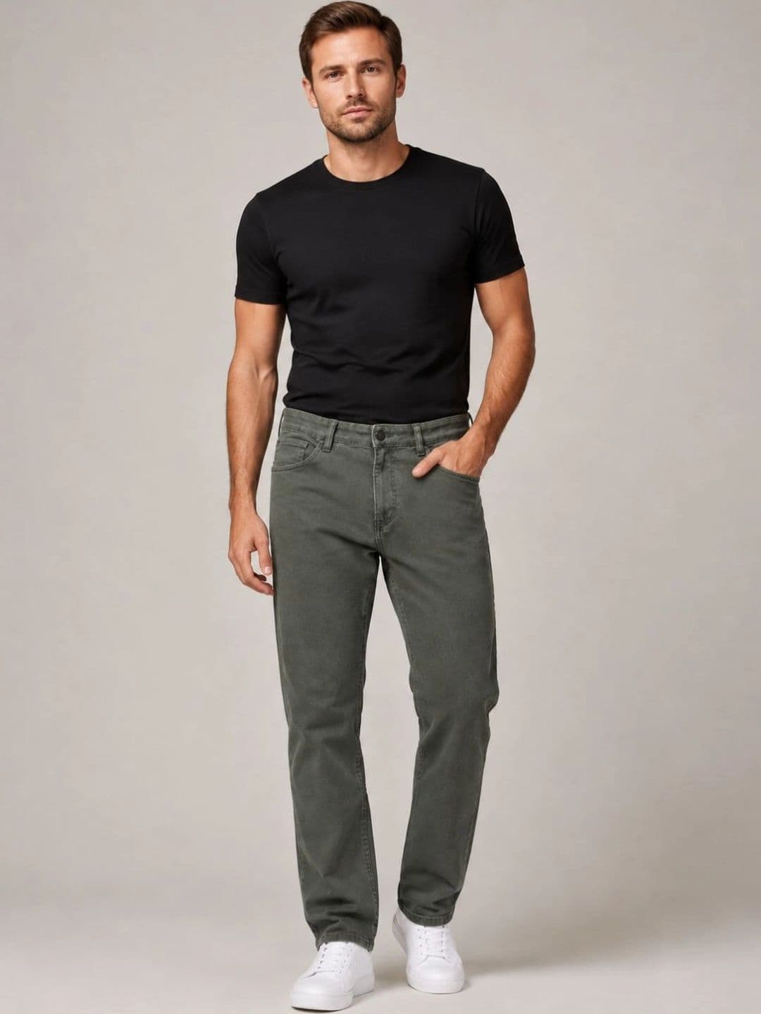 ZUSH Men Straight Fit Mid-Rise Stretchable Jeans thumbnail 5