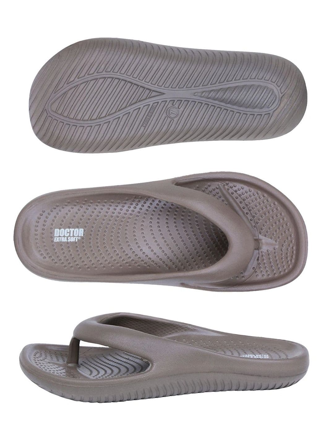 DOCTOR EXTRA SOFT Men Croslite Thong Flip-Flops thumbnail 4