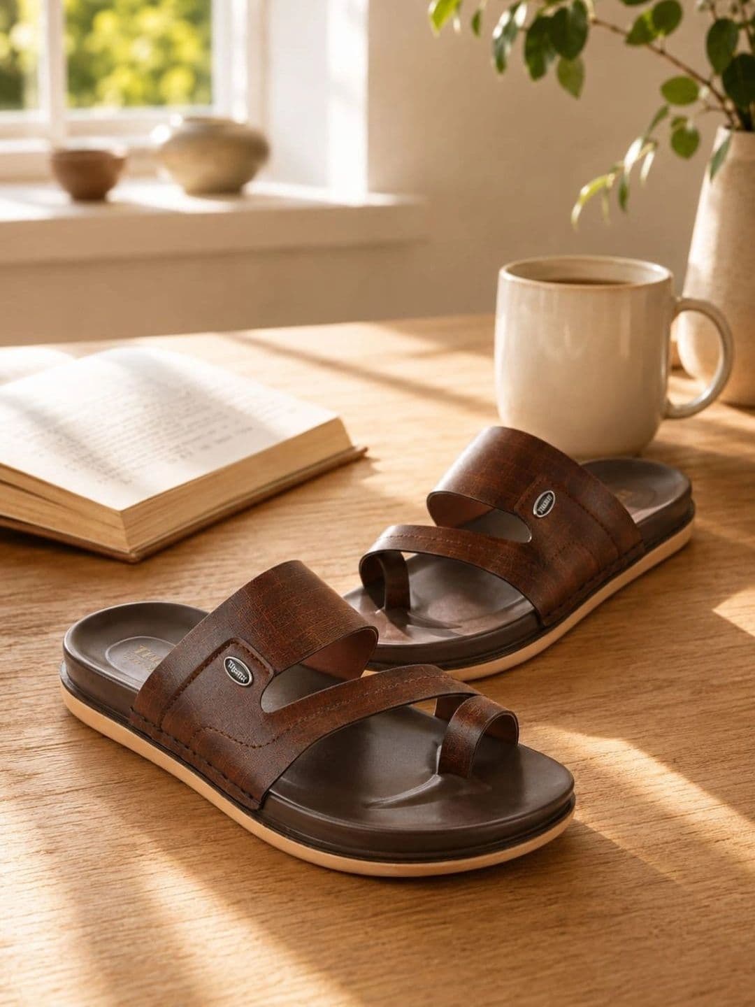 Trump Men Pink Flip Flops - view 1