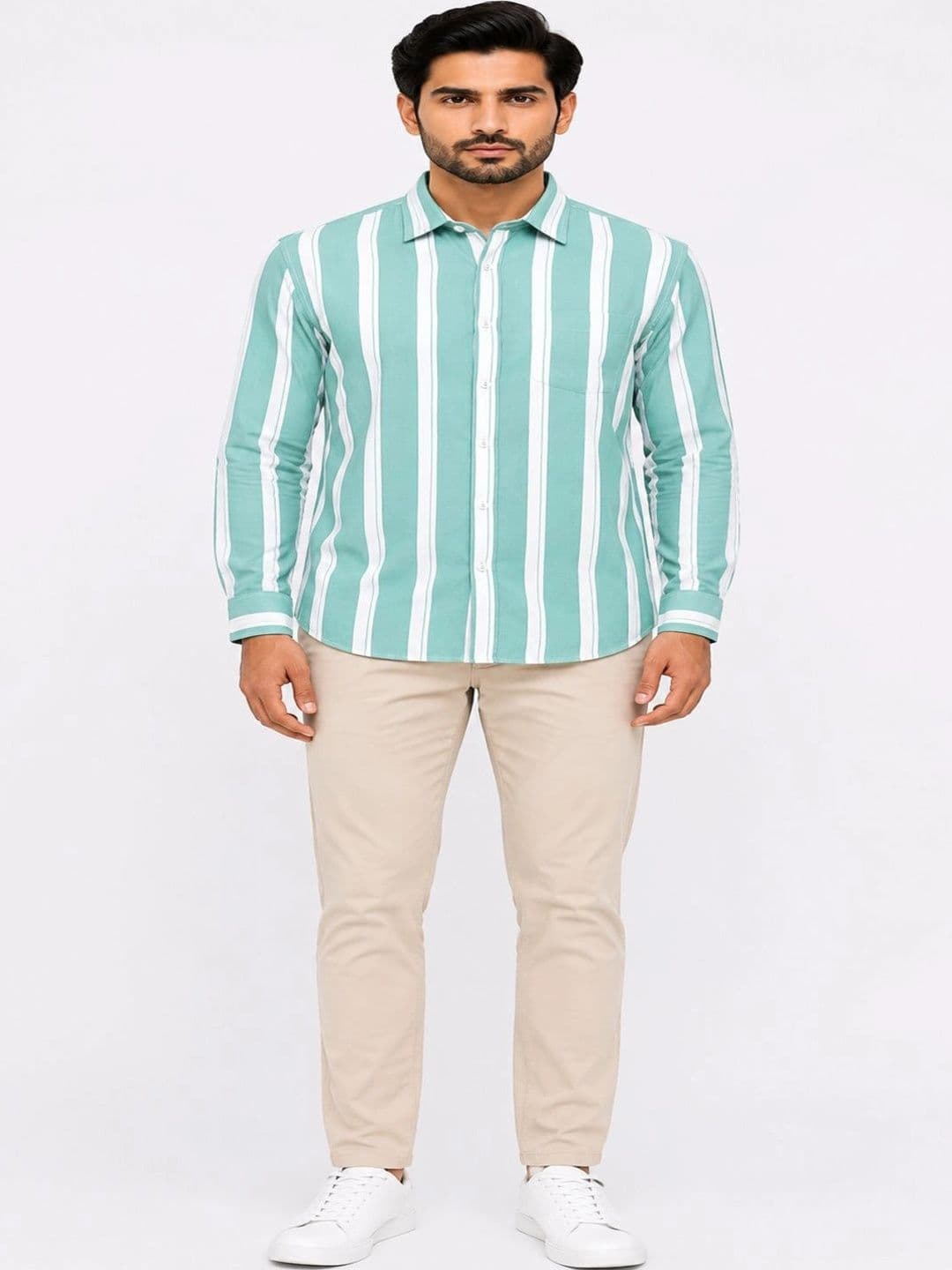 Copsang Men Standard Striped Casual Shirt - view 1