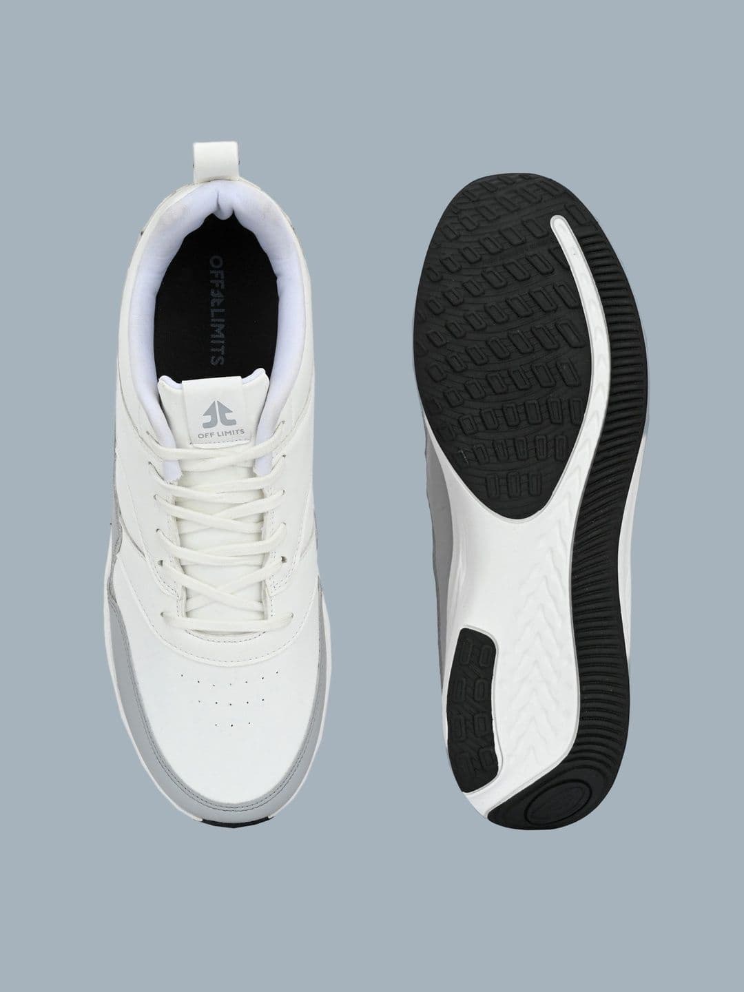 OFF LIMITS Men White Mesh Non-Marking Running Sports Shoes thumbnail 6