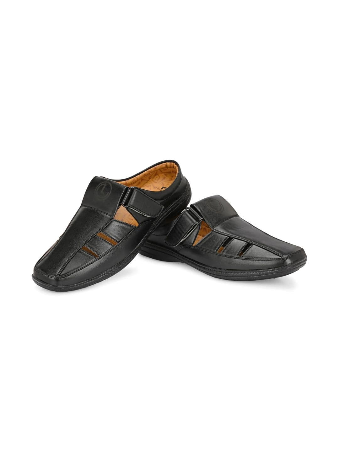 LIGERONATION Men Leather Shoe-Style Sandals thumbnail 4