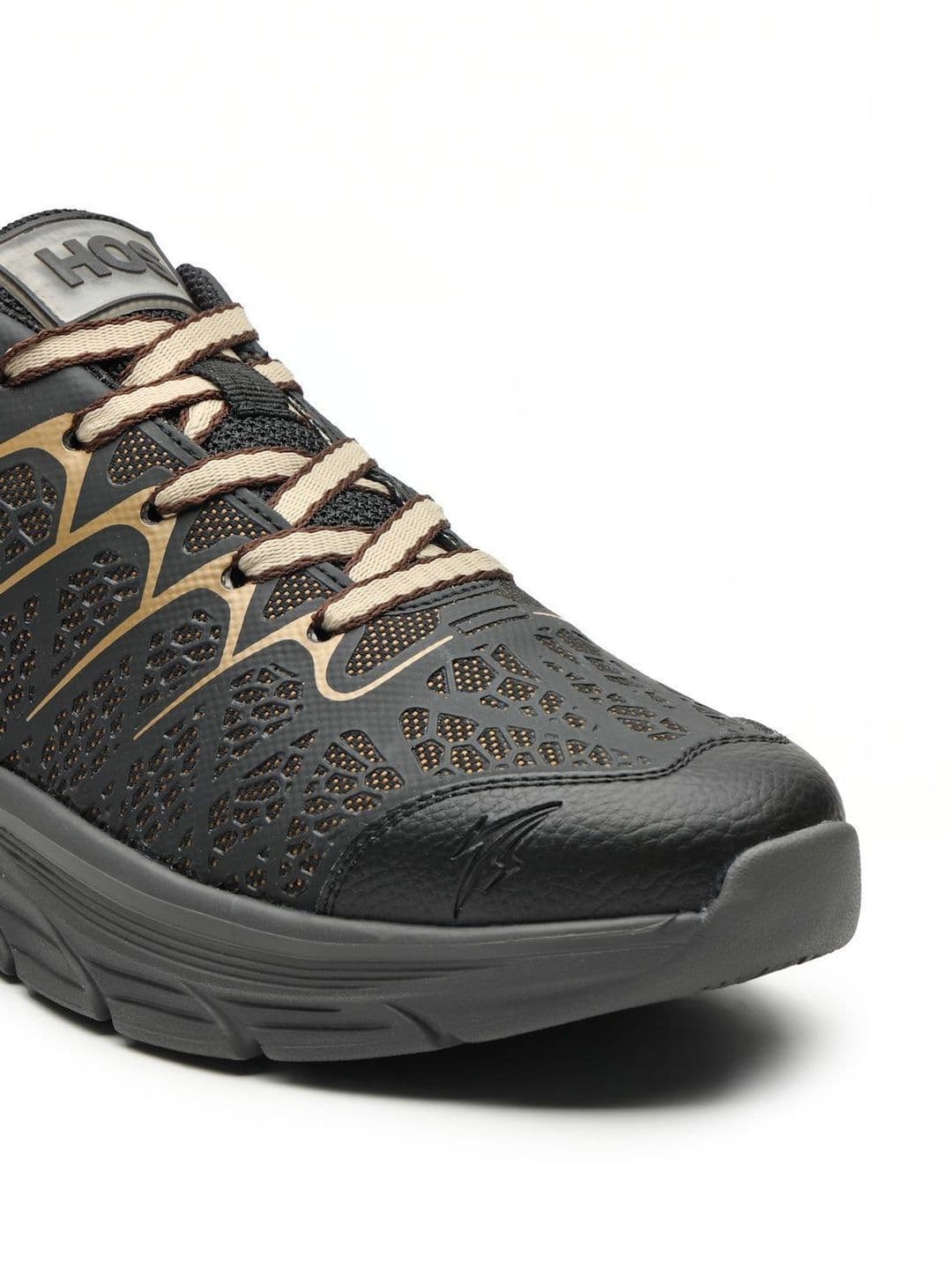 HOS Men FLORIO Textured PU Coated Leather Sneakers Lace-Up Casual Daily Wear Shoes thumbnail 7