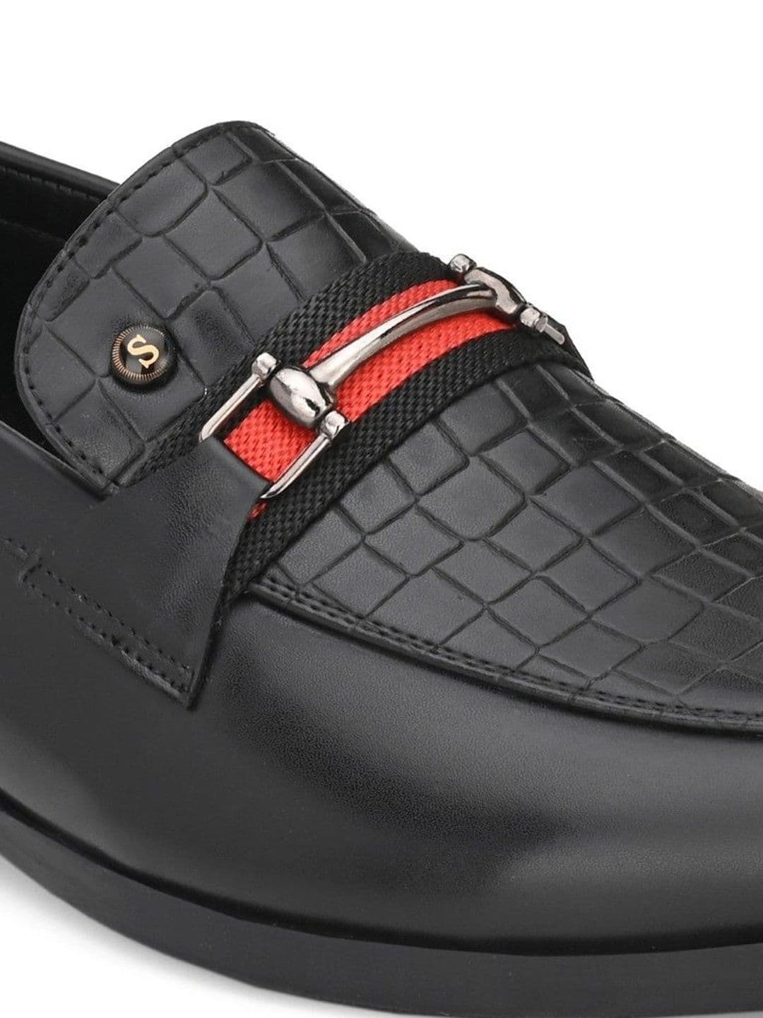 House of Pataudi Men Textured Loafers thumbnail 6