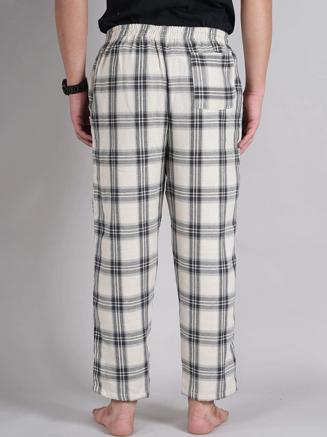 Style Shoes Printed Cotton Mid-Rise Straight Lounge Pants thumbnail 3