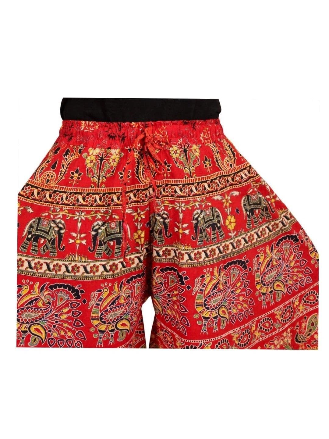 OUTER WEAR AYAM EXPORTS Women Ethnic Motifs Printed Knitted Ethnic Palazzos thumbnail 3