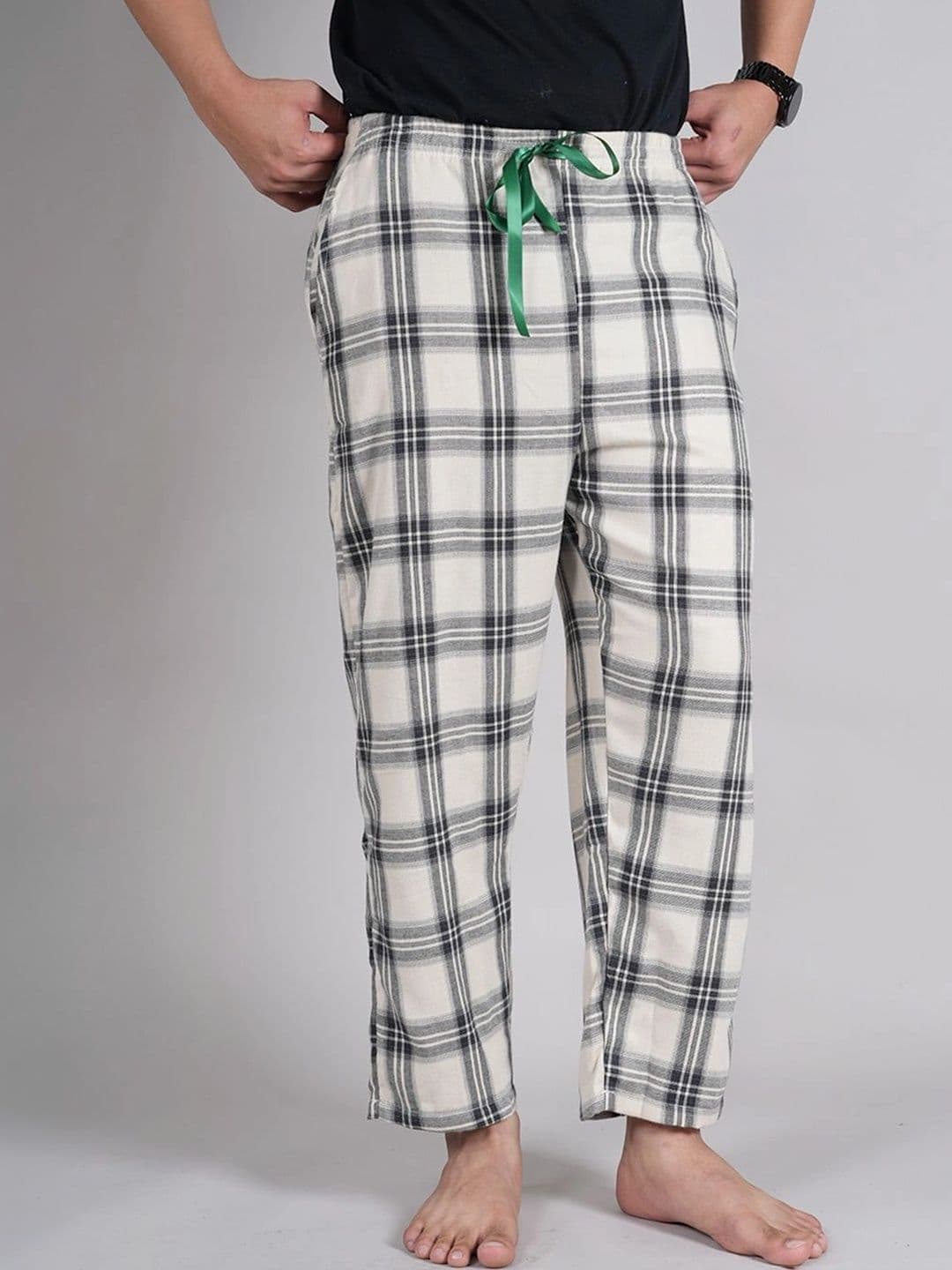 Style Shoes Printed Cotton Mid-Rise Straight Lounge Pants thumbnail 6