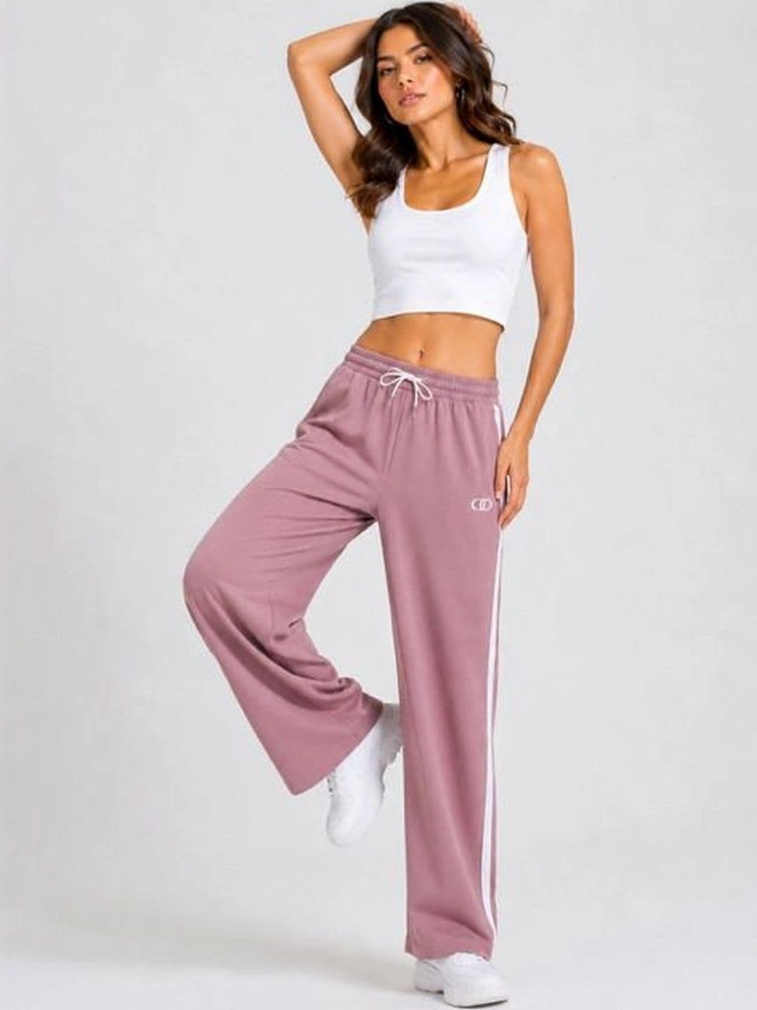 TNQ Women Striped Palazzos thumbnail 2