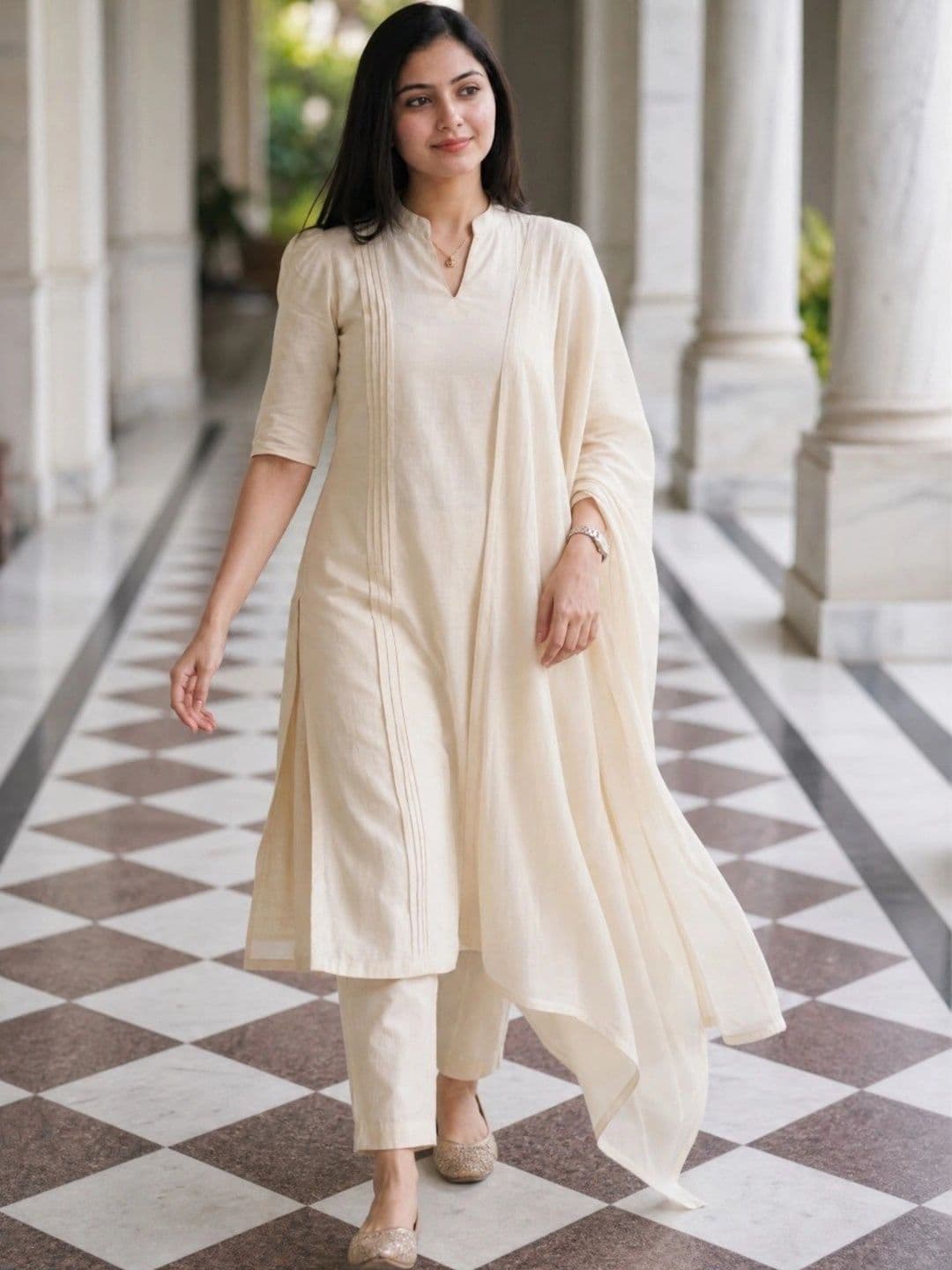 LeeliPeeri Designer Women Regular Kurta with Trousers & With Dupatta - view 1