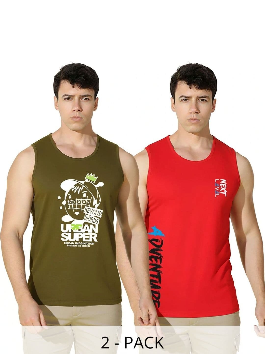 CRYPTIC Men 2 Printed T-shirt - view 1