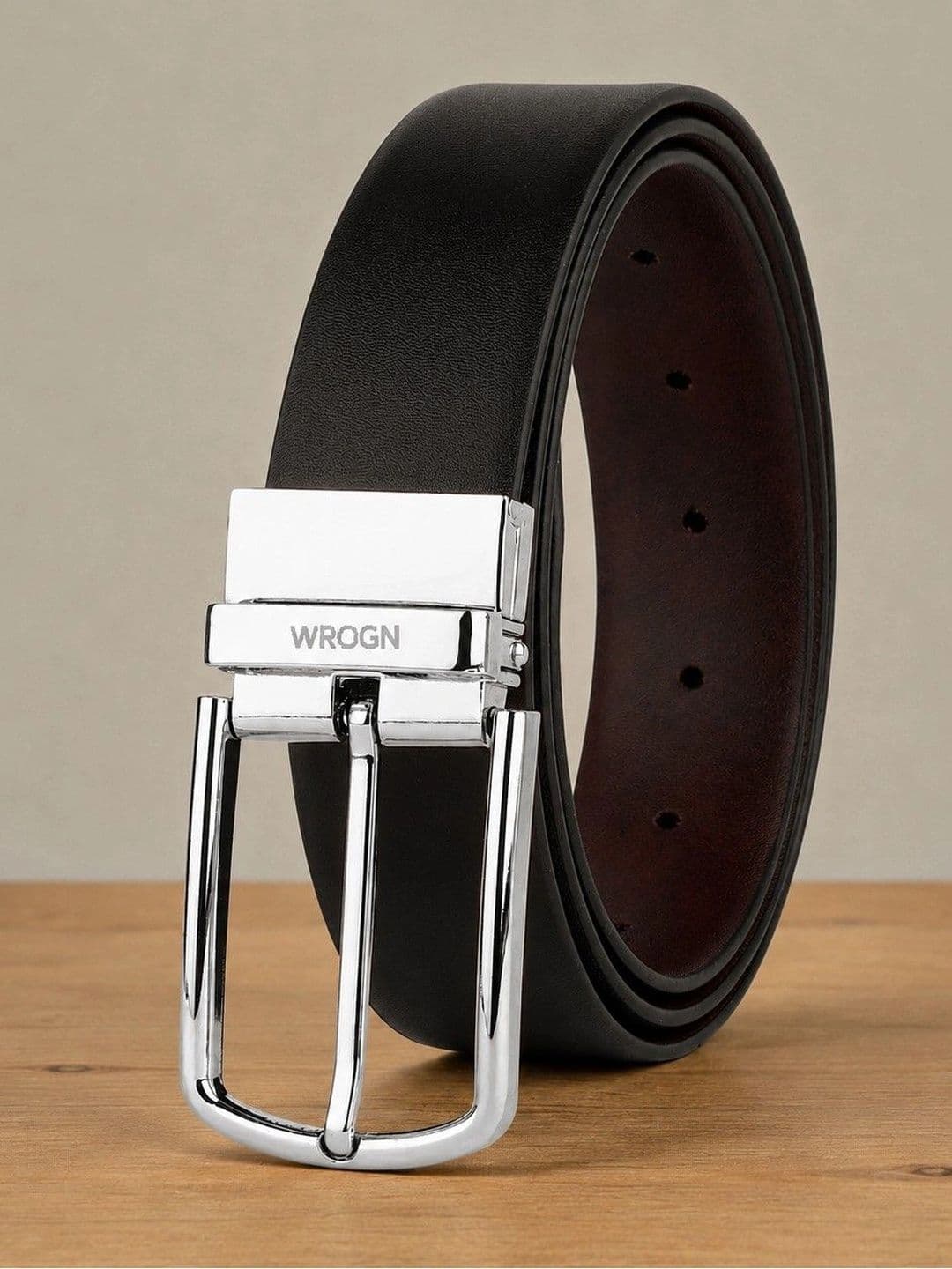 WROGN Men PU Reversible Formal Belt - view 1
