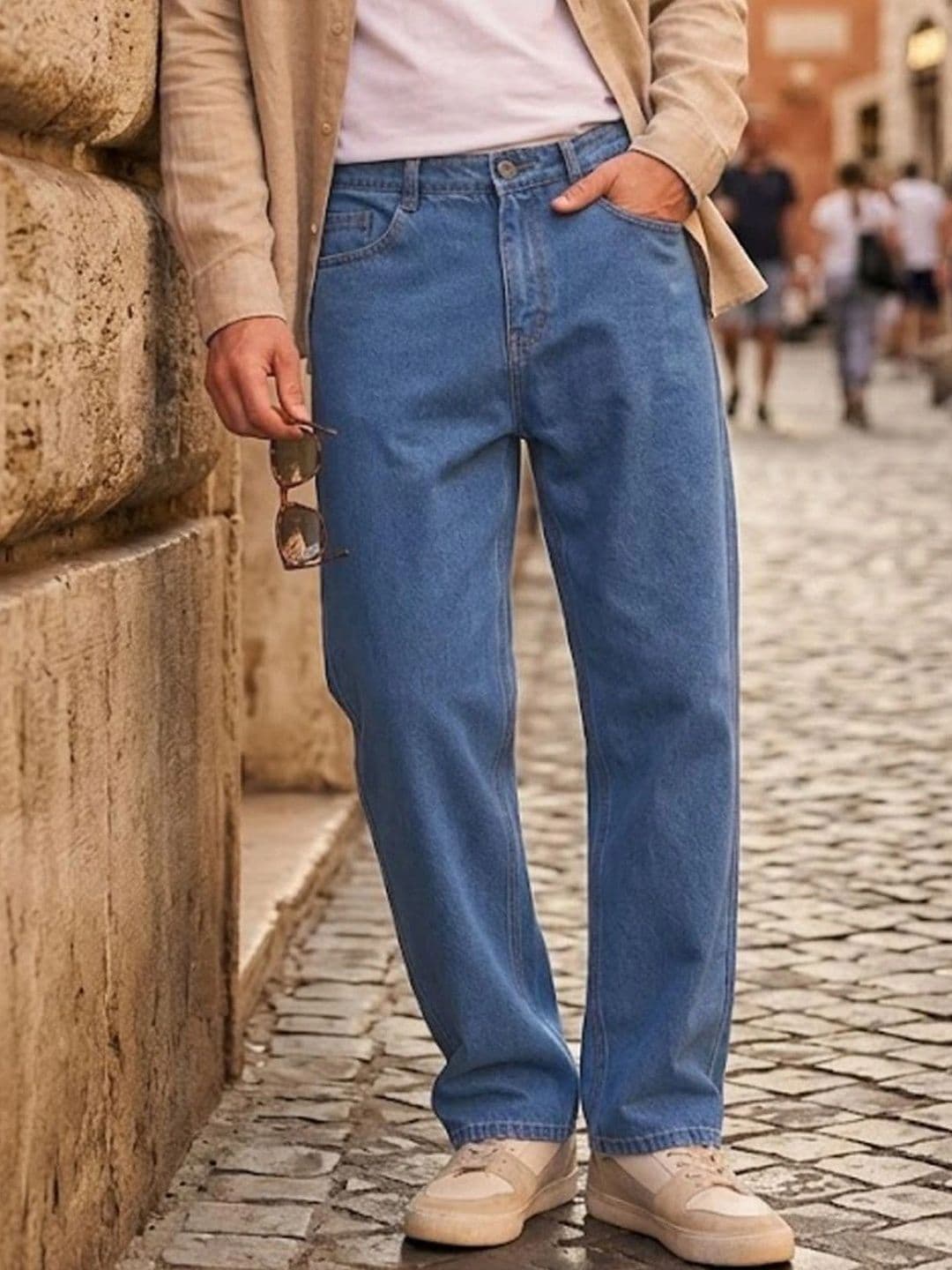SHIRODHARI Men Straight Fit Low-Rise Jeans - view 1
