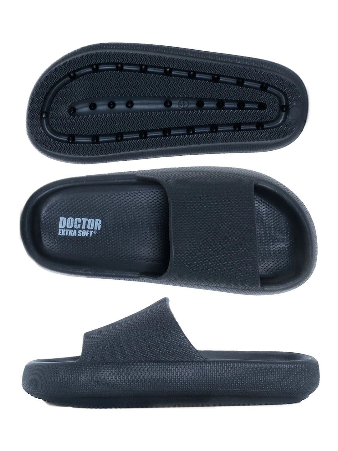 DOCTOR EXTRA SOFT Men Ultra Soft Lightweight Rubber Sliders thumbnail 2