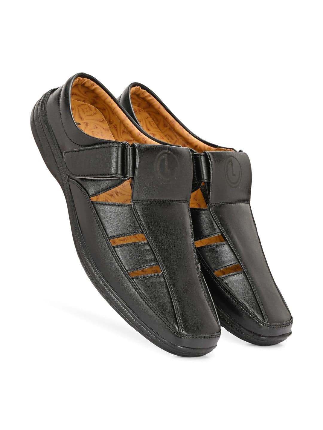 LIGERONATION Men Leather Shoe-Style Sandals thumbnail 5