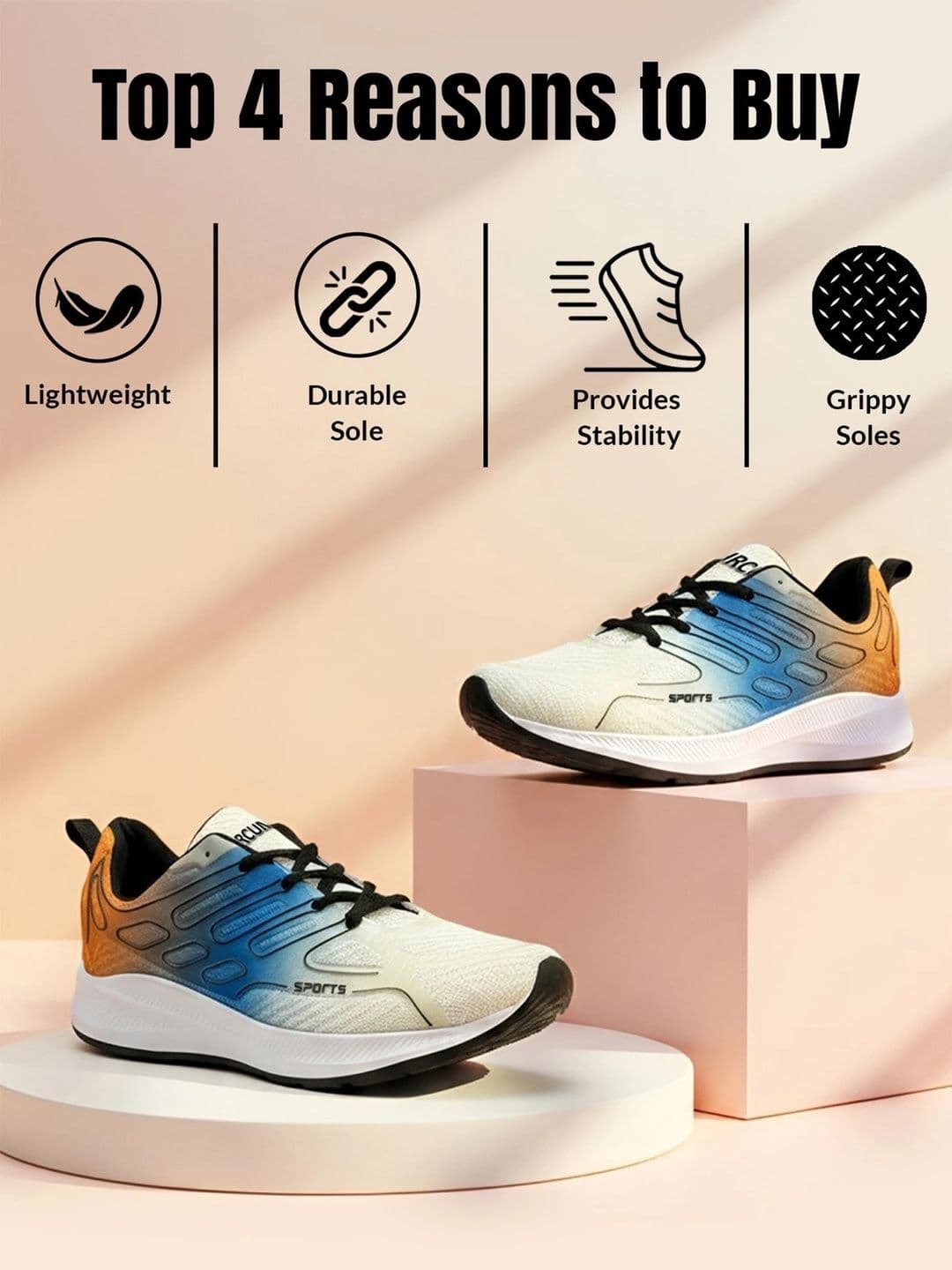 Aircum Men Mesh Running Shoes thumbnail 3