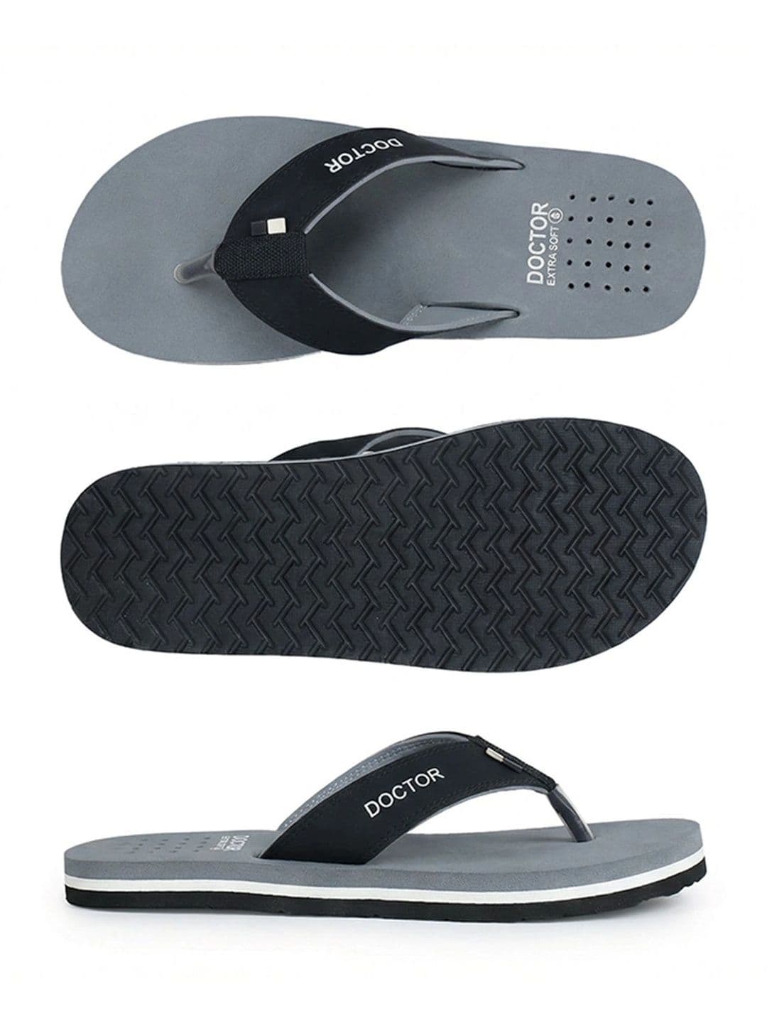 DOCTOR EXTRA SOFT Men Orthopedic Thong Flip-Flops thumbnail 6