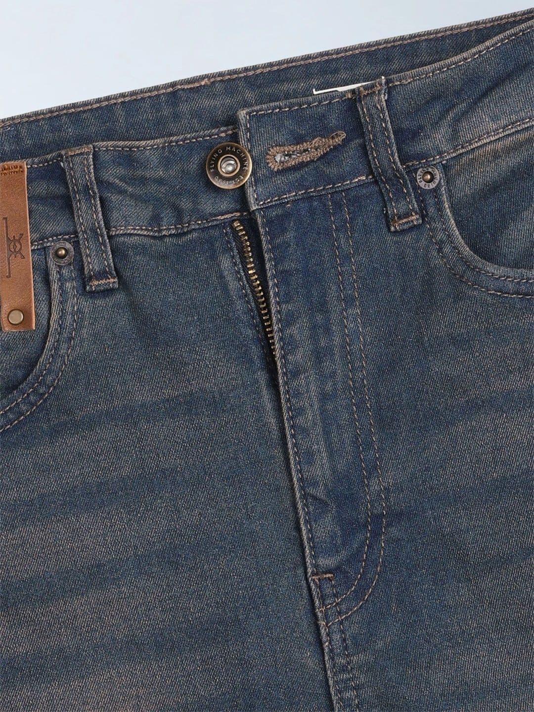 Flying Machine Women Bootcut High-Rise Light Fade Stretchable Jeans thumbnail 6