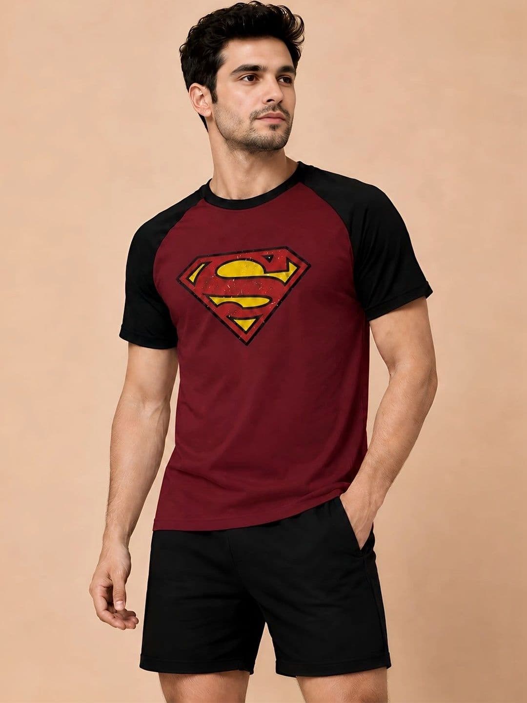 TEDWOODS Men Superman Colourblocked T-shirt - view 1