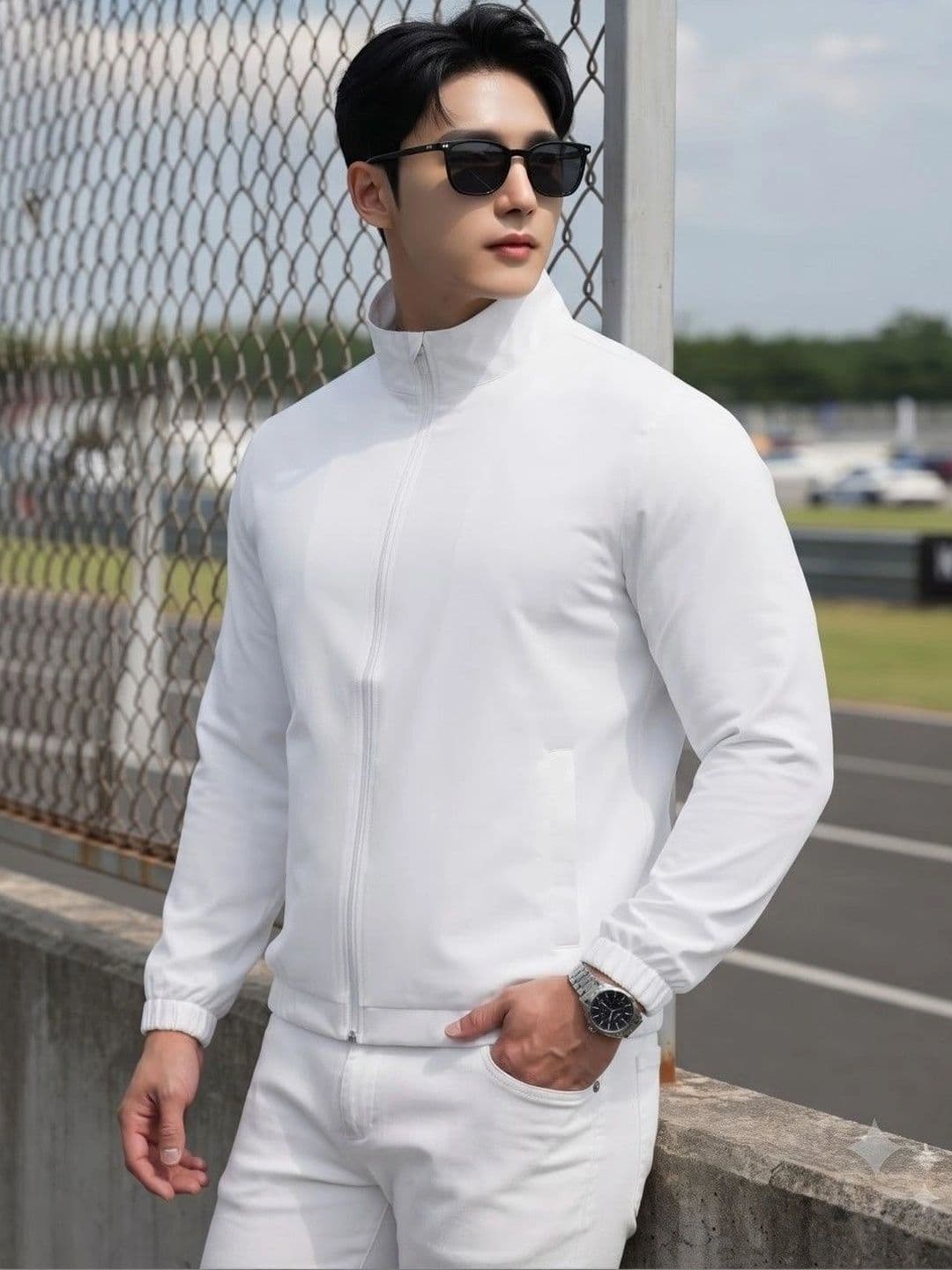 THE FASHION HUB Men Lightweight Bomber Jacket - view 1