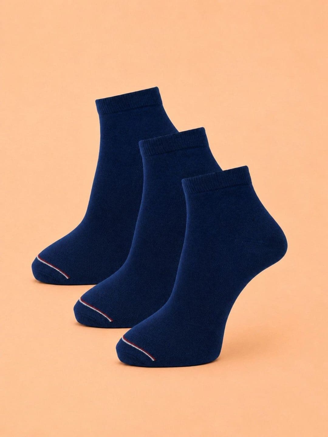 ADDOSSO Men Pack of 3 Cotton Assorted Ankle Length Socks - view 1