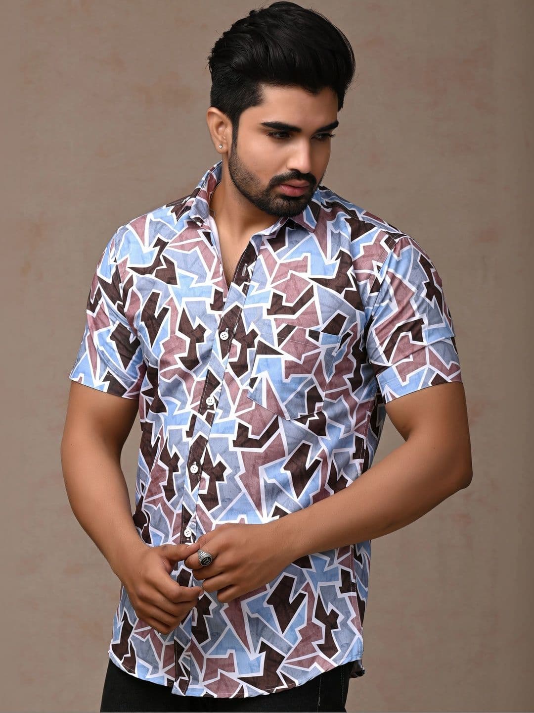 Humax Men Slim Fit Printed Casual Shirt thumbnail 5