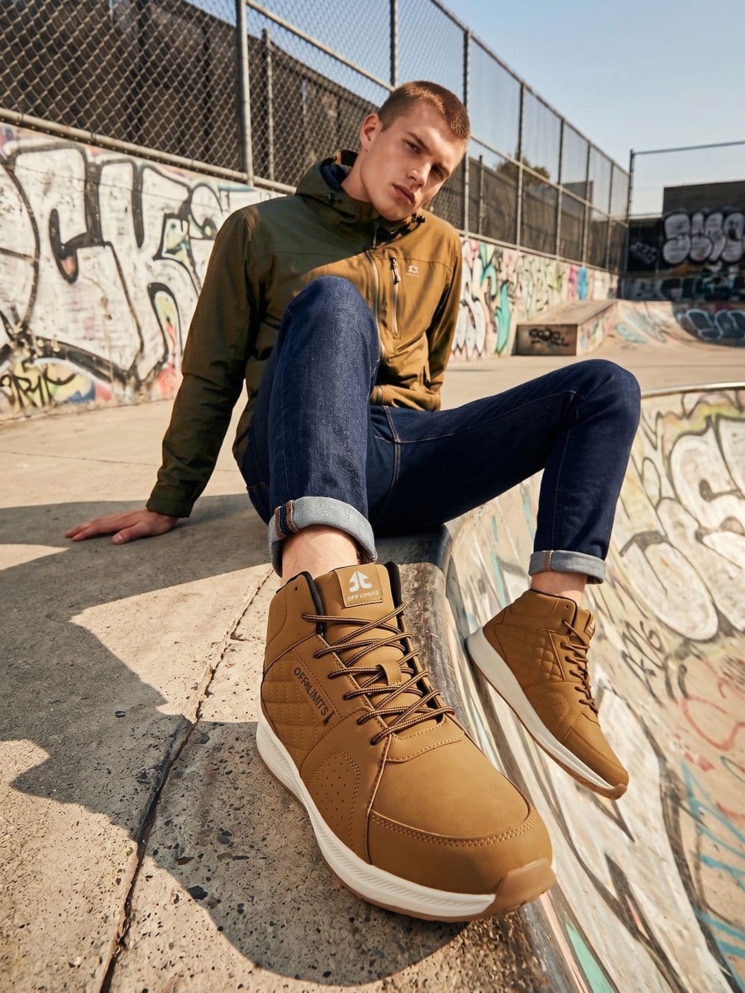 OFF LIMITS Men Mid Top Sports Shoes thumbnail 6