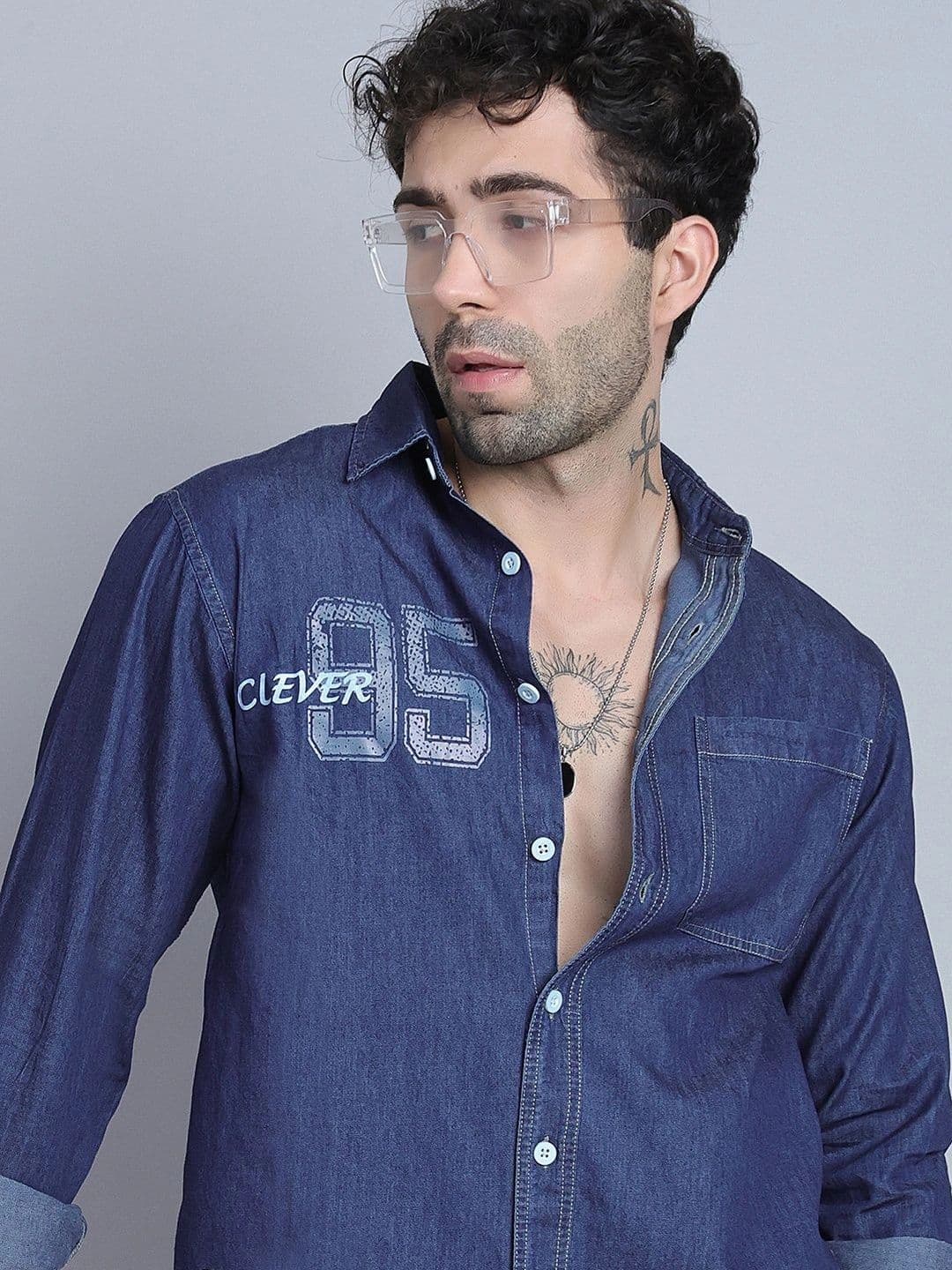 D Finish Men Smart Printed Casual Shirt thumbnail 6
