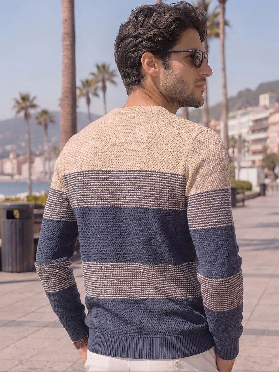SZN Men Striped Pullover thumbnail 4