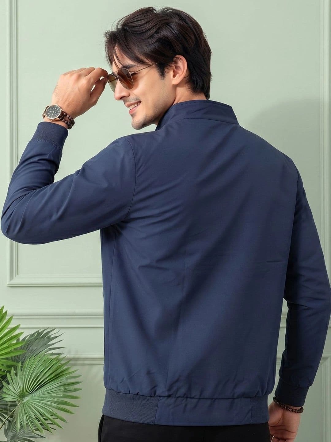 Mast & Harbour Men Lightweight Bomber Jacket thumbnail 4