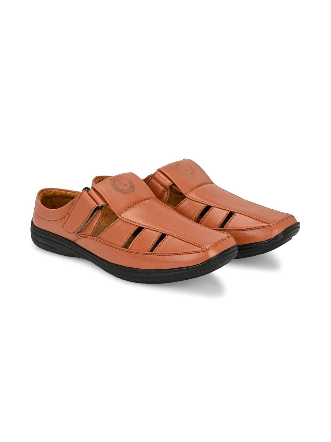 LIGERONATION Men Leather Shoe-Style Sandals thumbnail 2